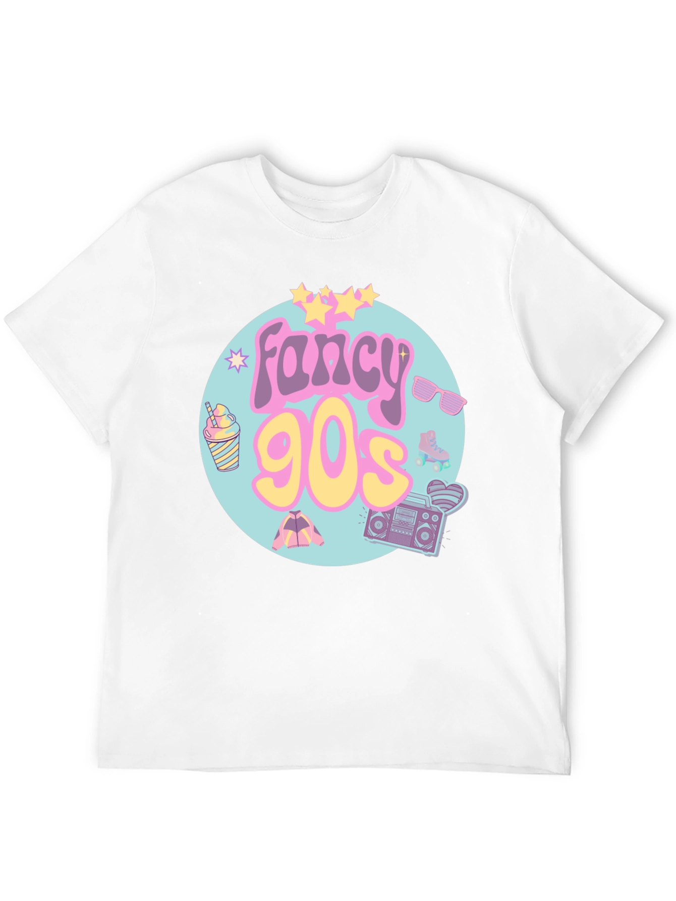 Fancy 90s Graphic Tee - Retro Style