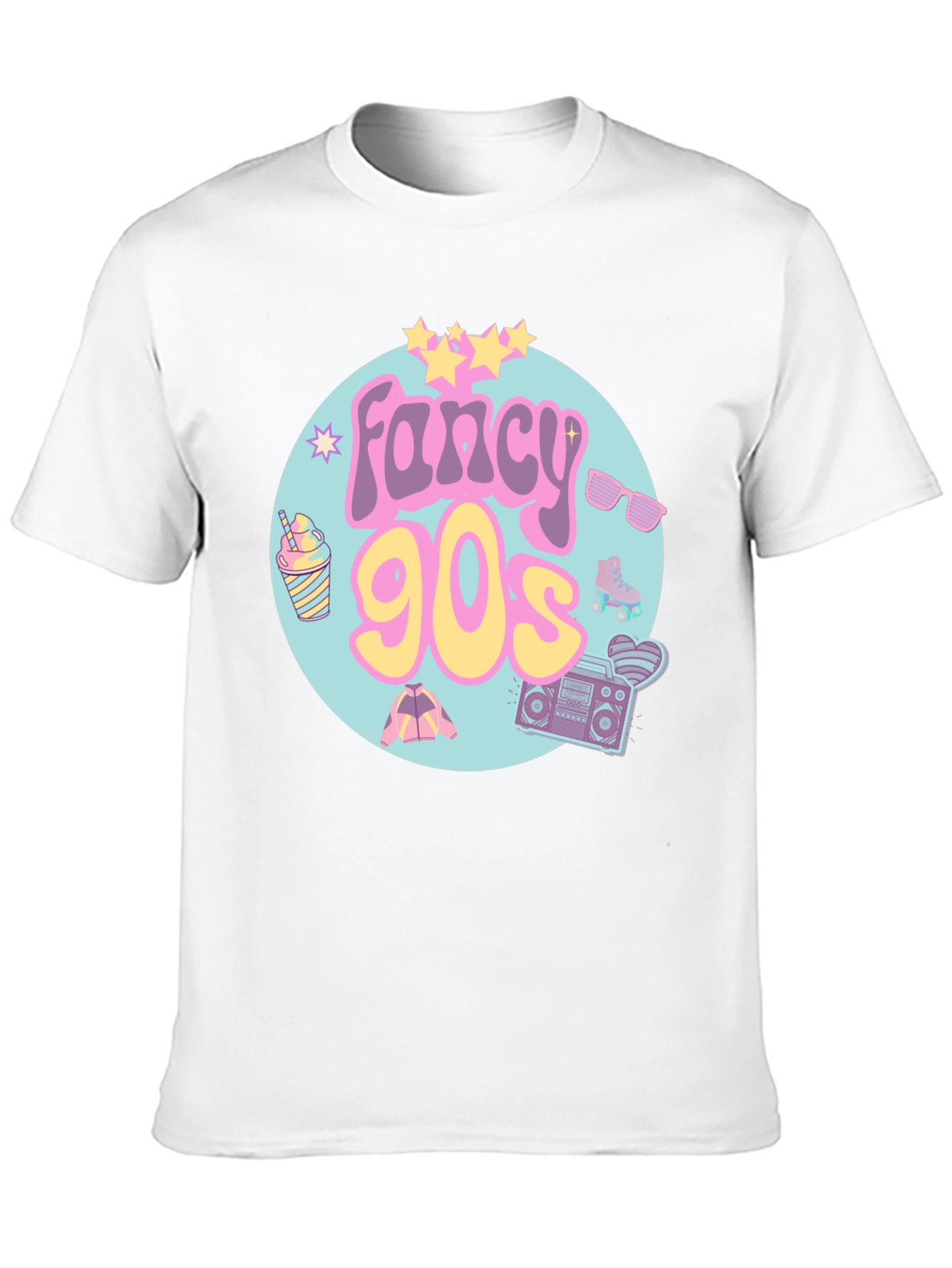 Fancy 90s Graphic Tee - Retro Style