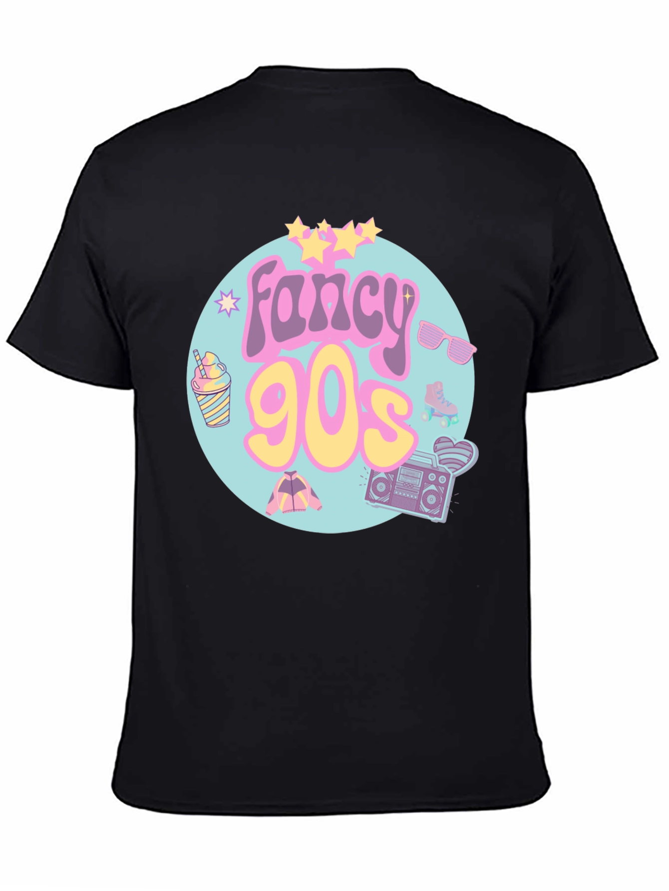 Fancy 90s Graphic Tee - Retro Style