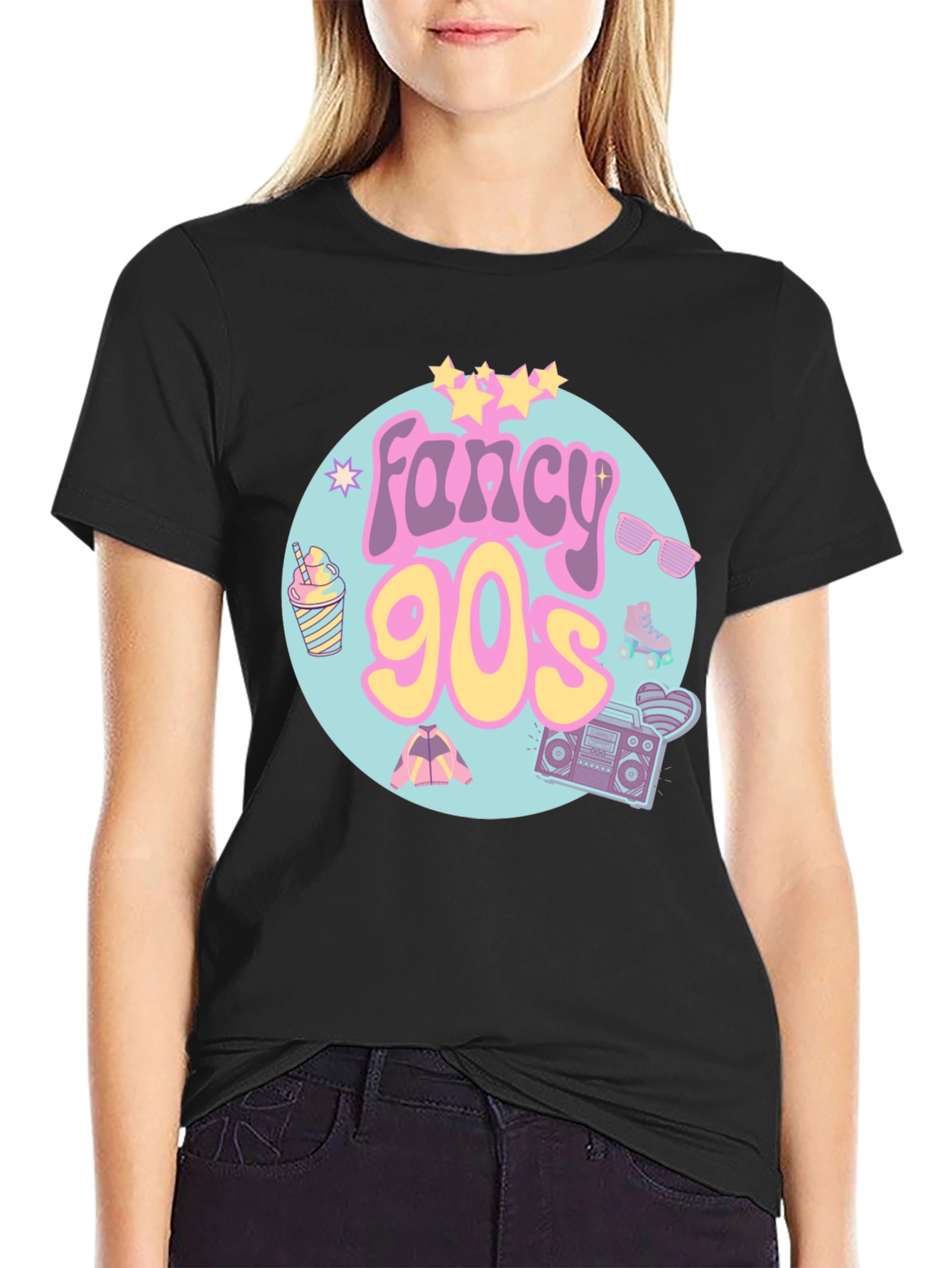 Fancy 90s Graphic Tee - Retro Style