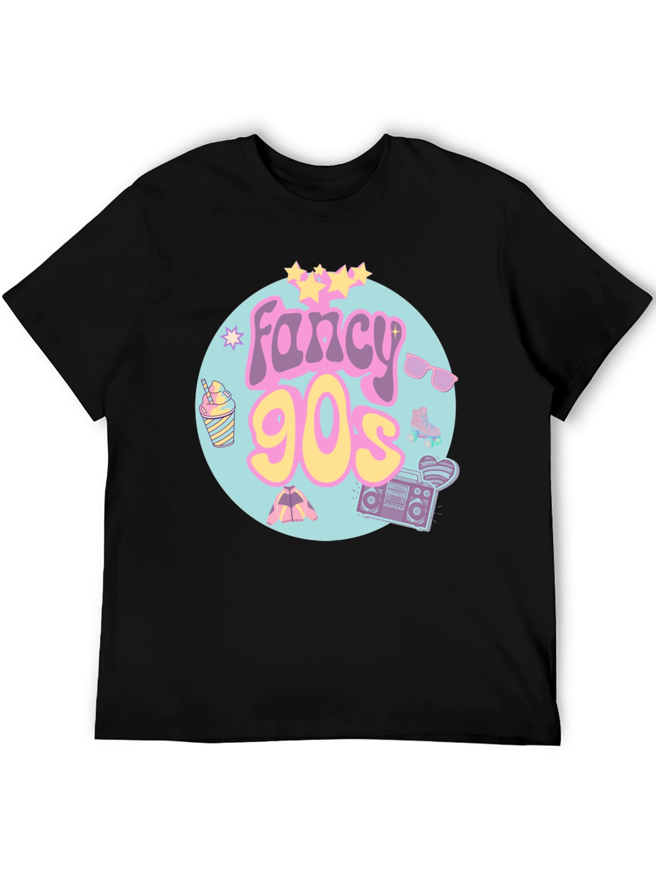 Fancy 90s Graphic Tee - Retro Style