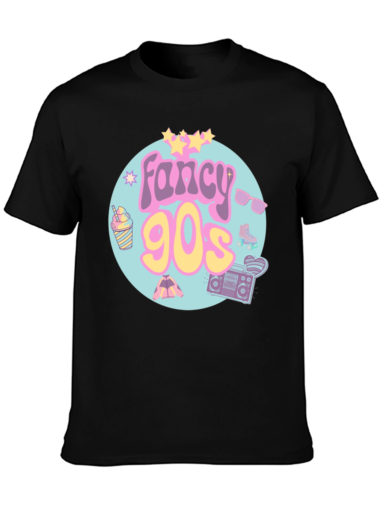 Fancy 90s Graphic Tee - Retro Style