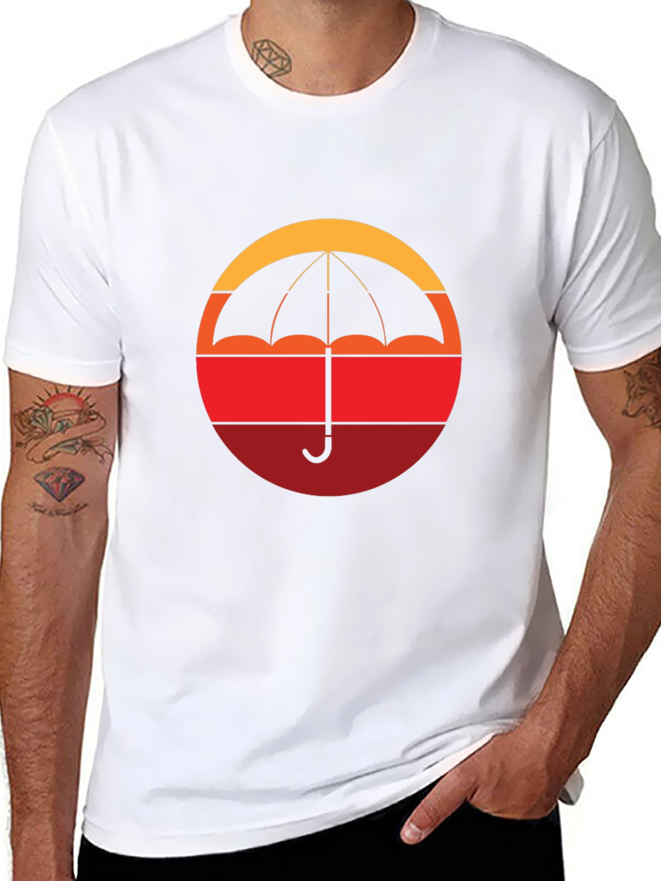 Retro Umbrella Academy Style Graphic Tee