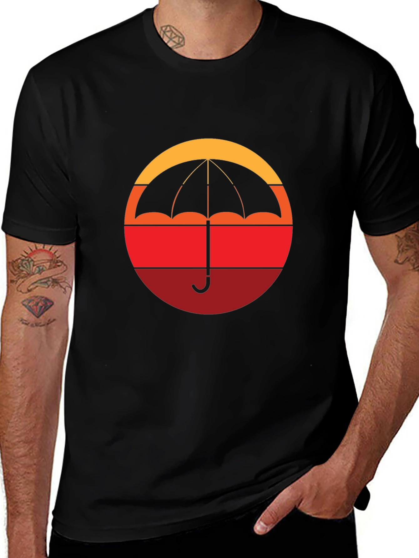 Retro Umbrella Academy Style Graphic Tee