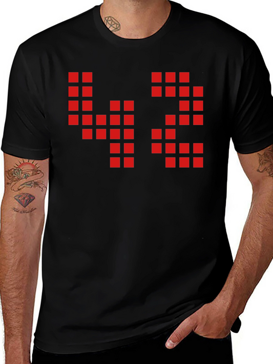 42 Pixel T-Shirt - Geek Chic Answer to Life