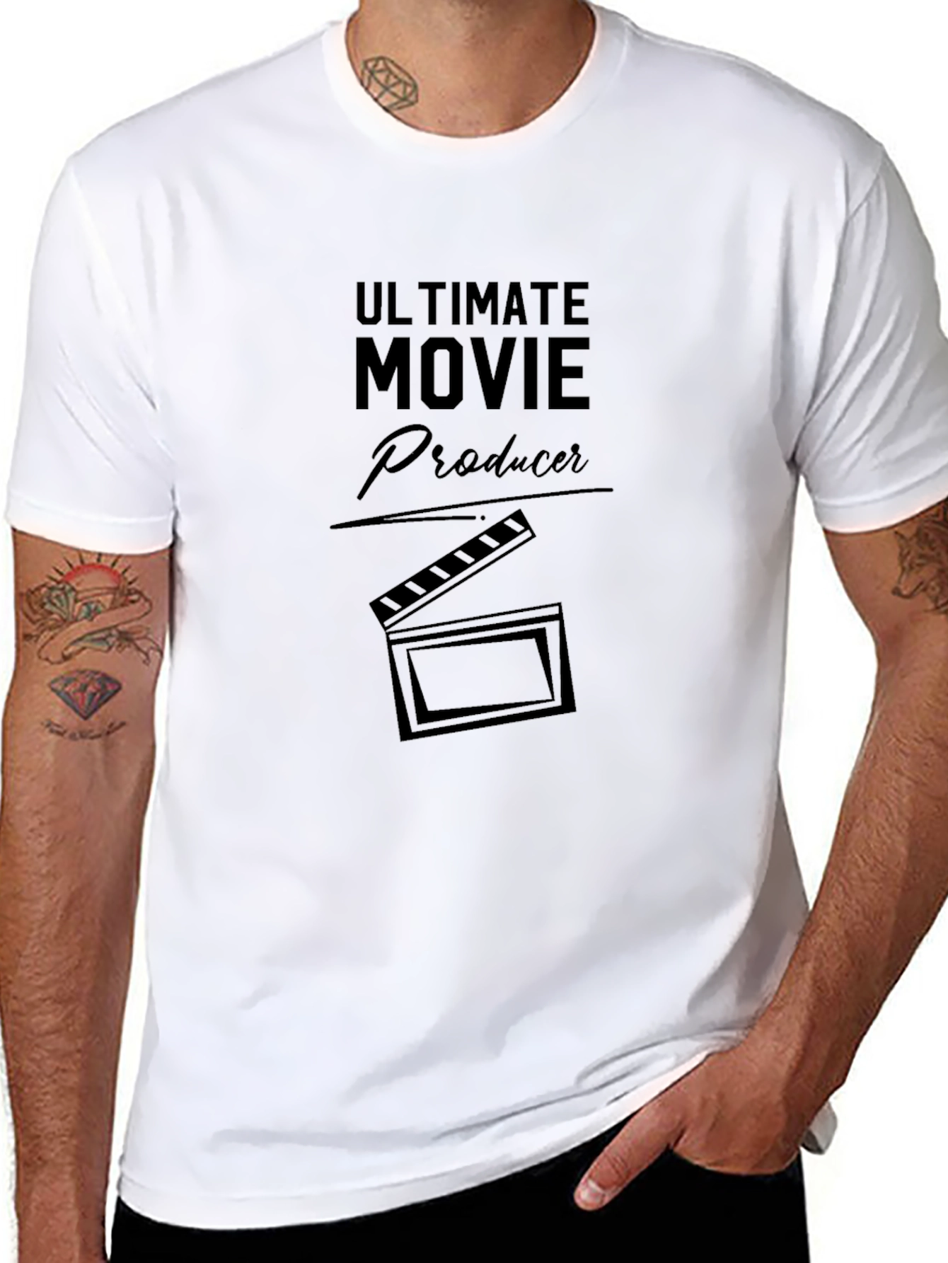 Ultimate Movie Producer Black Graphic T-Shirt