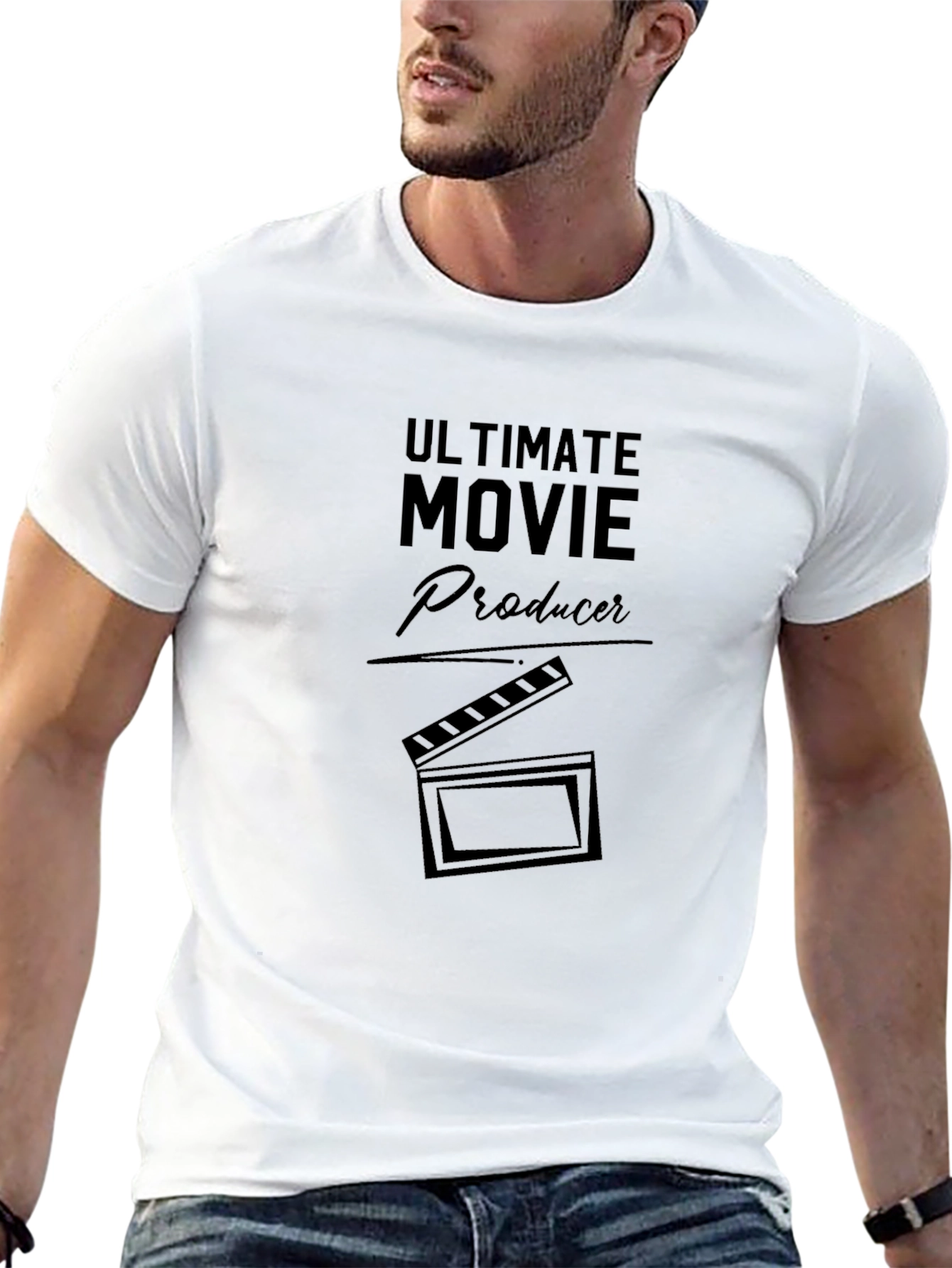 Ultimate Movie Producer Black Graphic T-Shirt