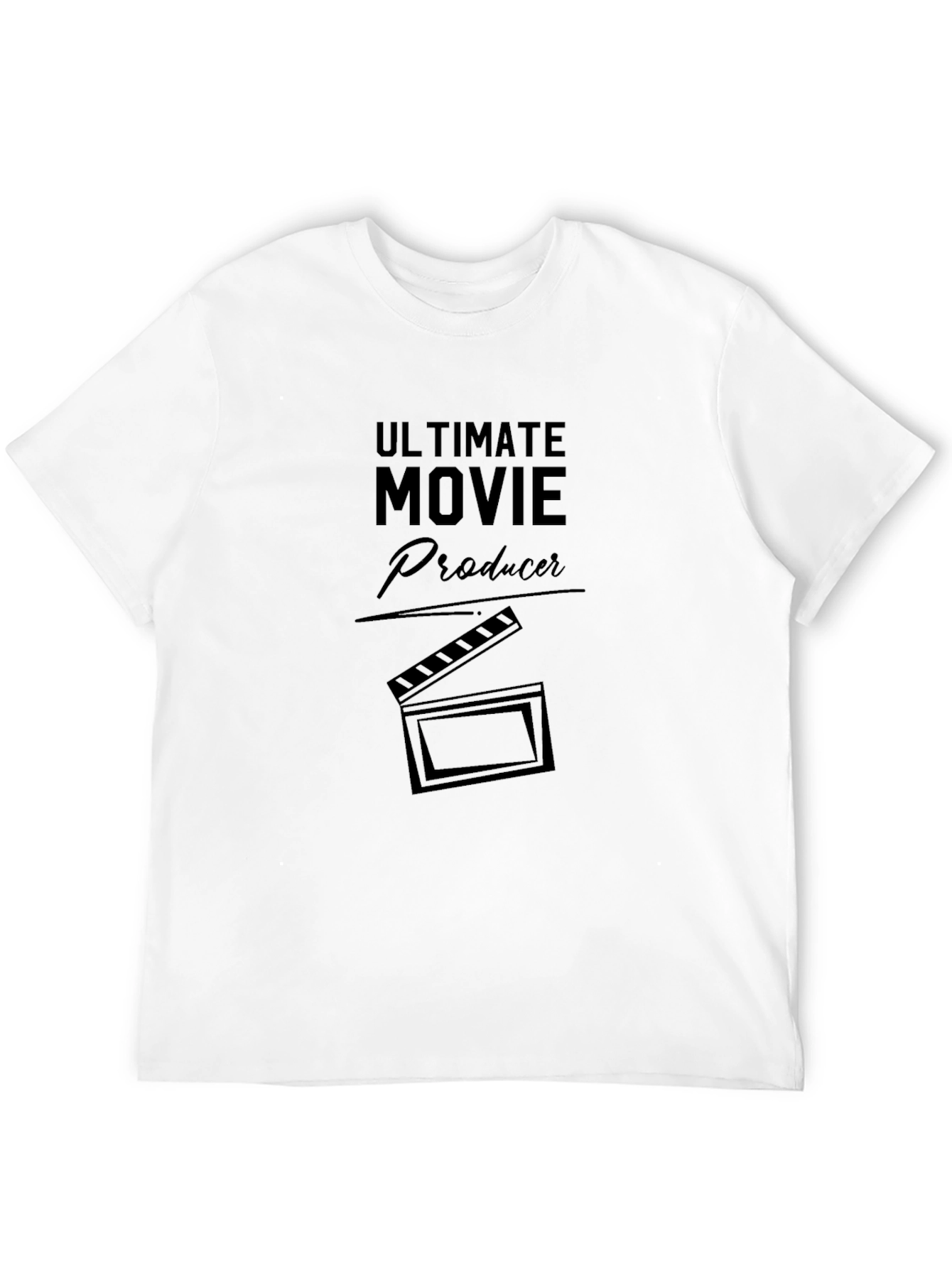 Ultimate Movie Producer Black Graphic T-Shirt