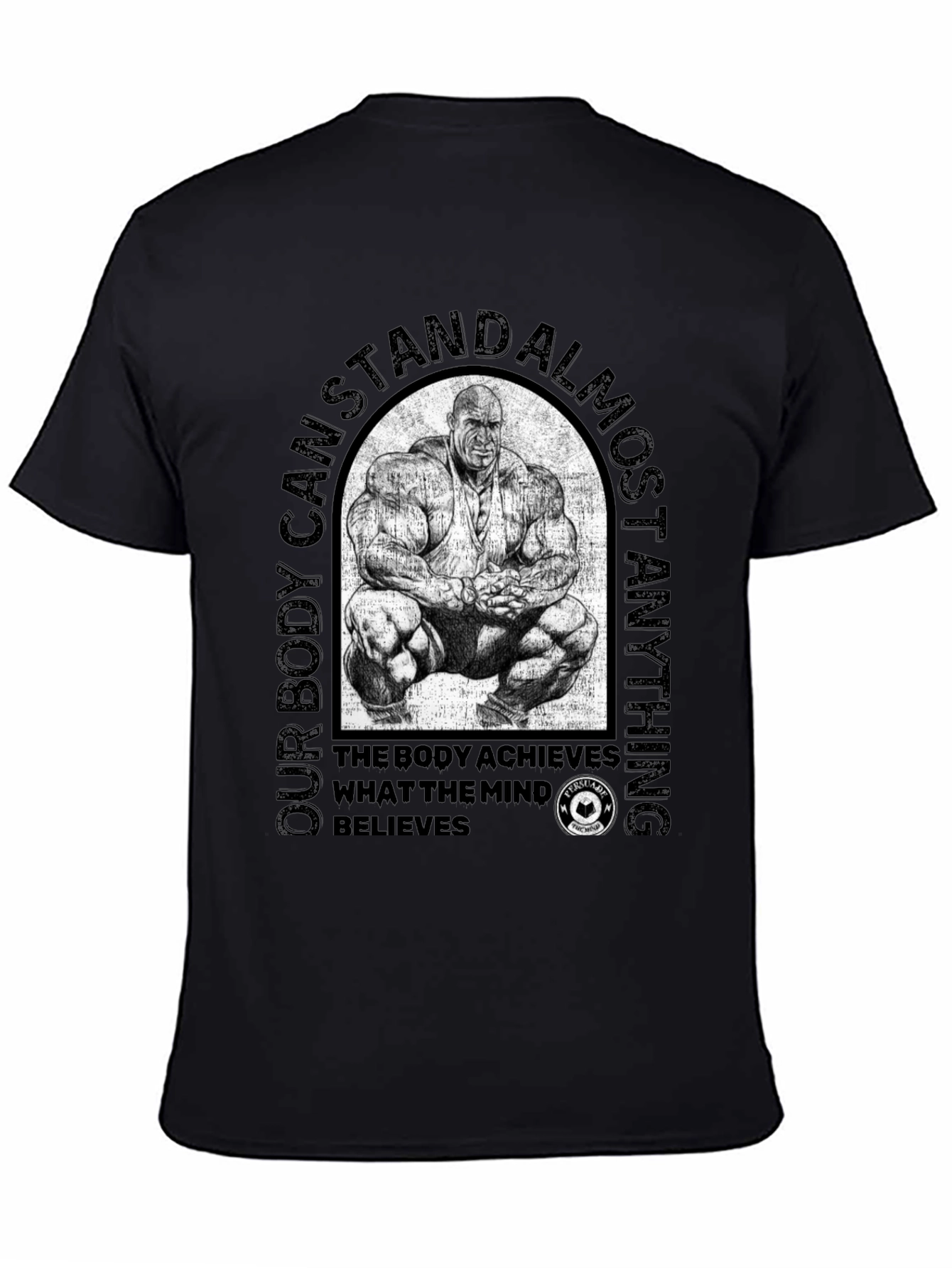 Bodybuilding Motivation T-Shirt - Achieve Anything