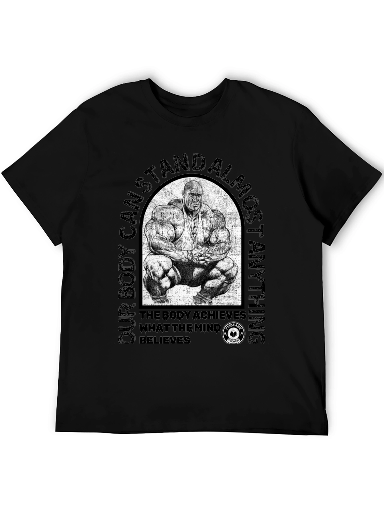 Bodybuilding Motivation T-Shirt - Achieve Anything