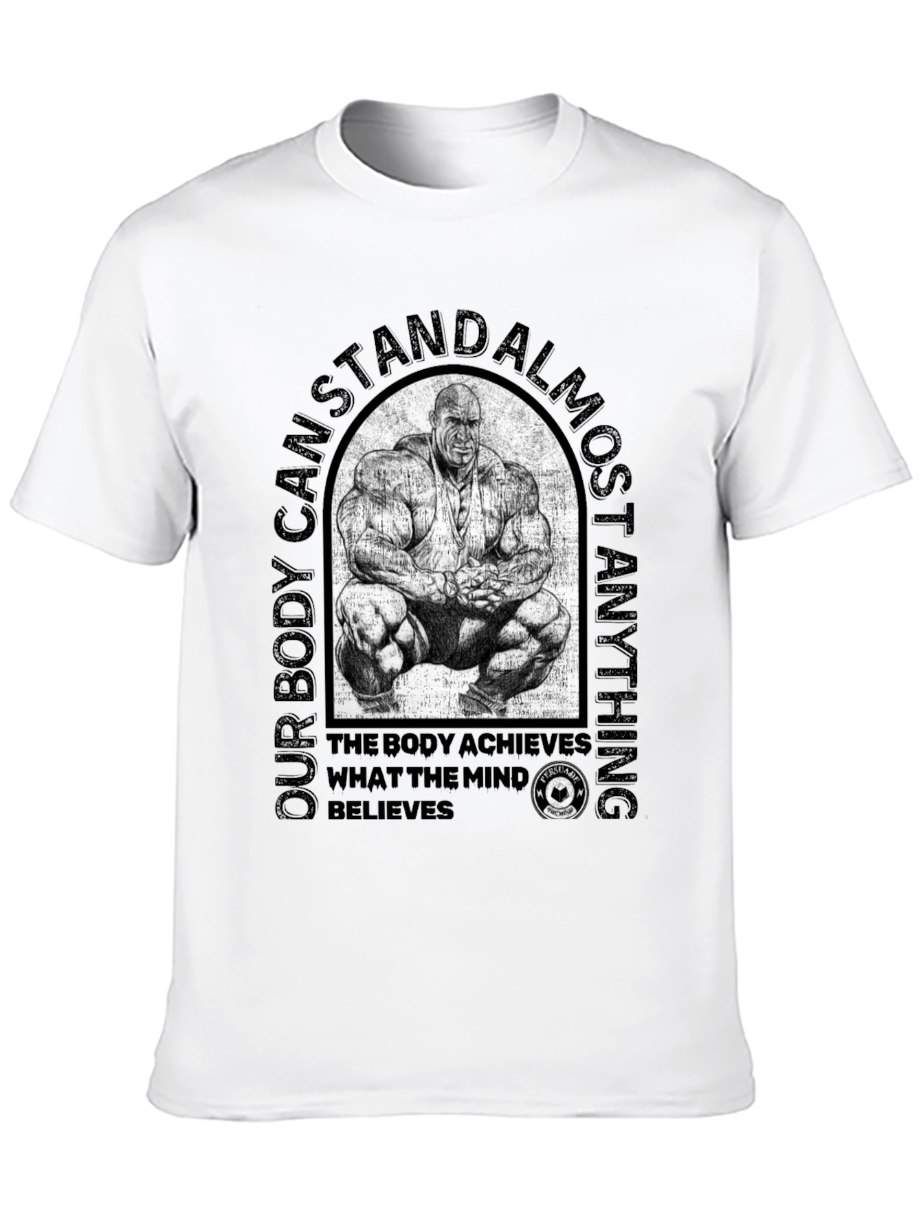 Bodybuilding Motivation T-Shirt - Achieve Anything