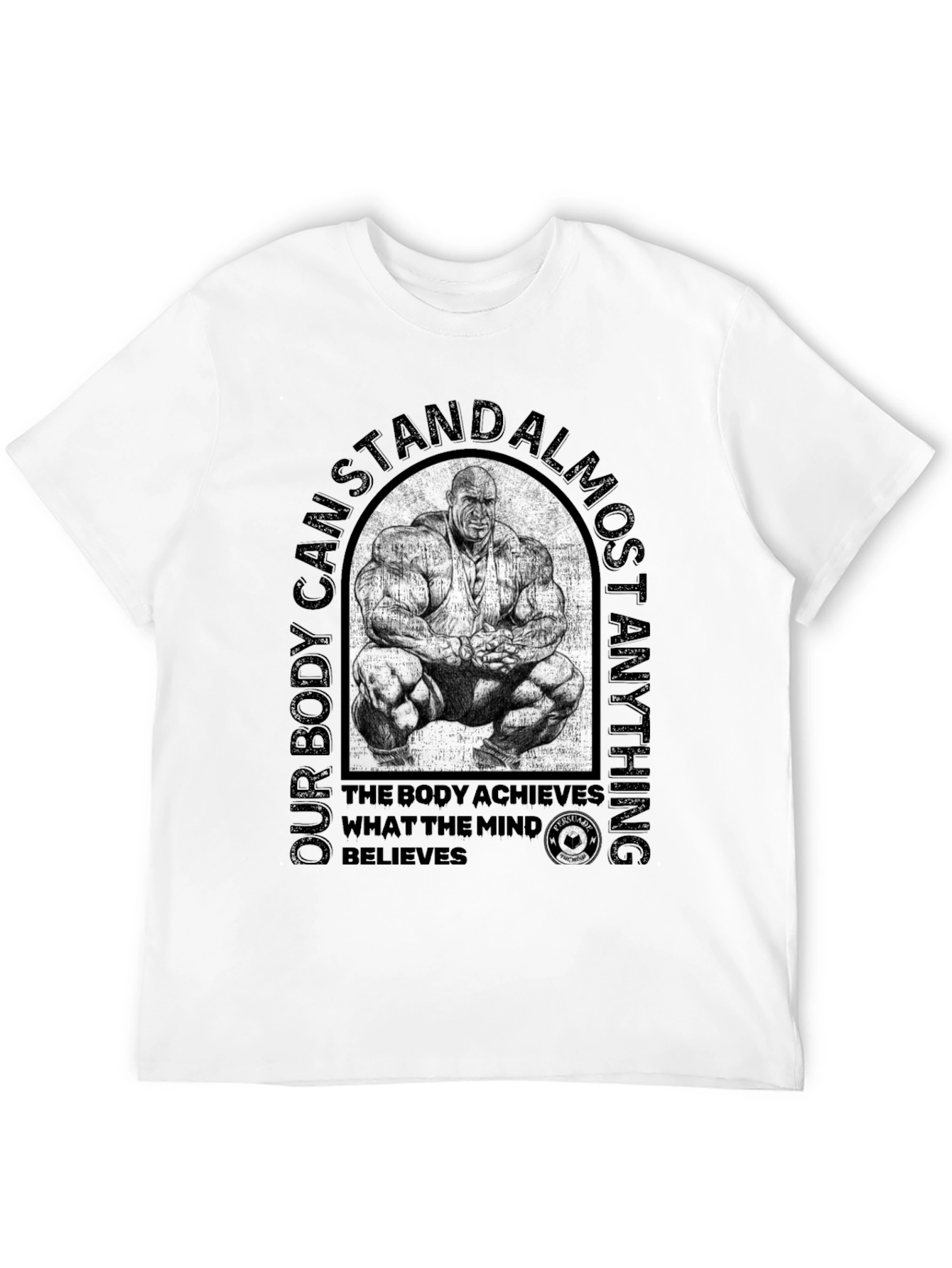Bodybuilding Motivation T-Shirt - Achieve Anything