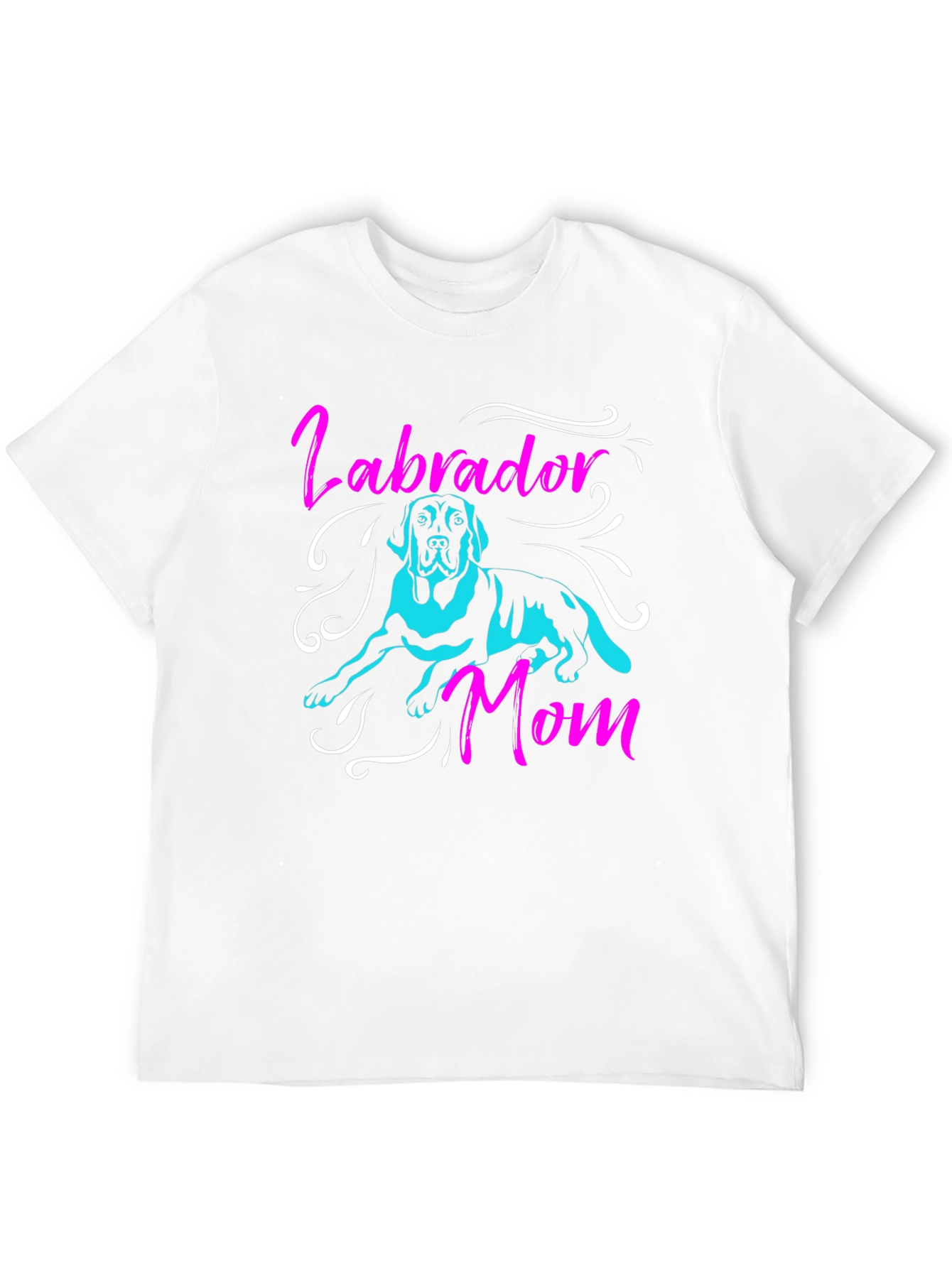 Labrador Mom Black T-Shirt