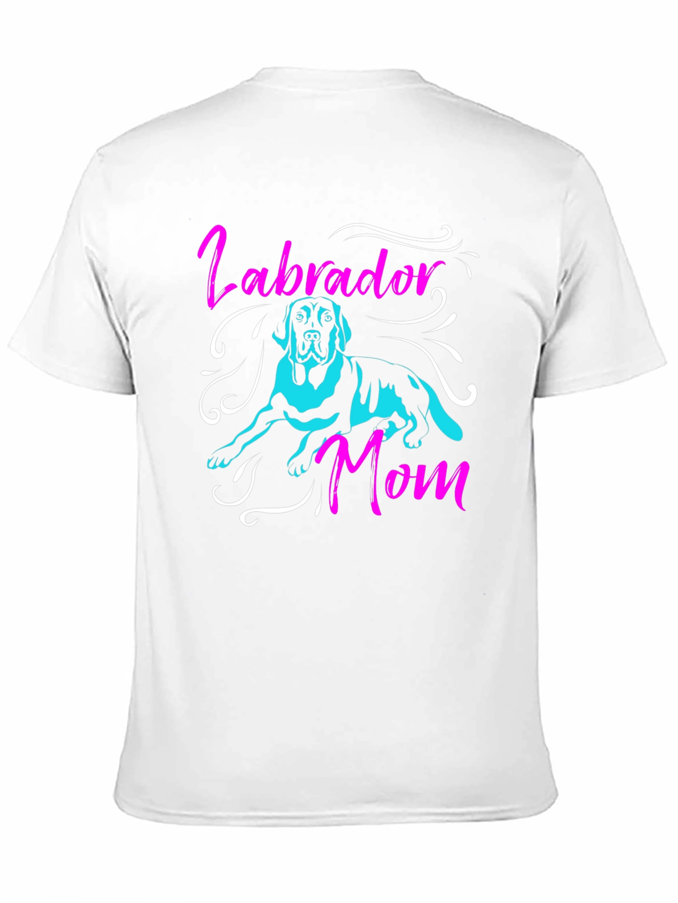 Labrador Mom Black T-Shirt