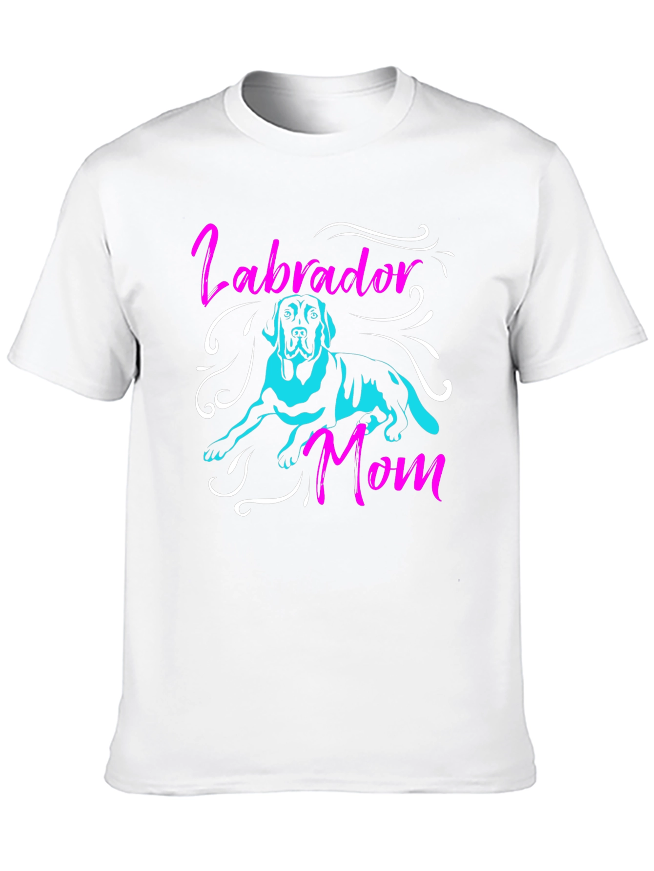 Labrador Mom Black T-Shirt