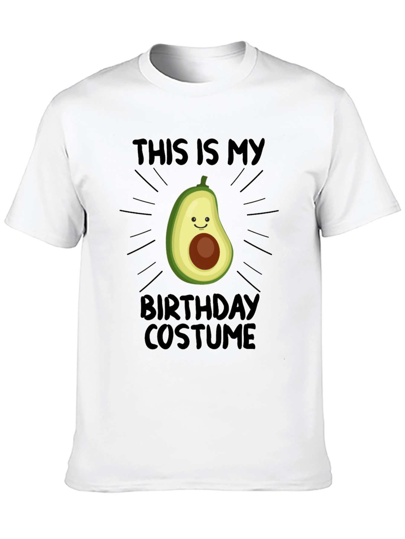 Avocado Birthday Costume T-Shirt - Funny Food Tee