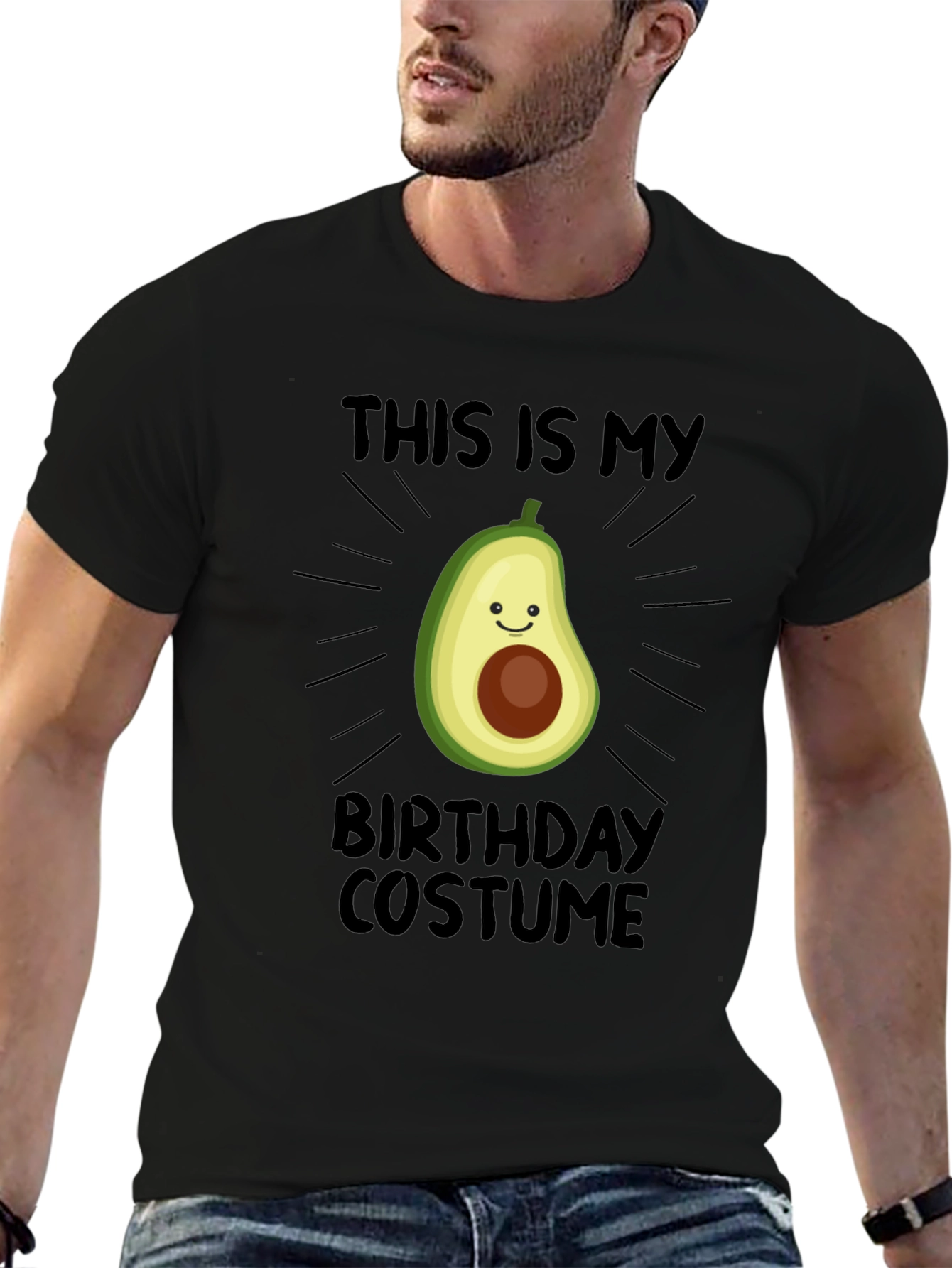 Avocado Birthday Costume T-Shirt - Funny Food Tee