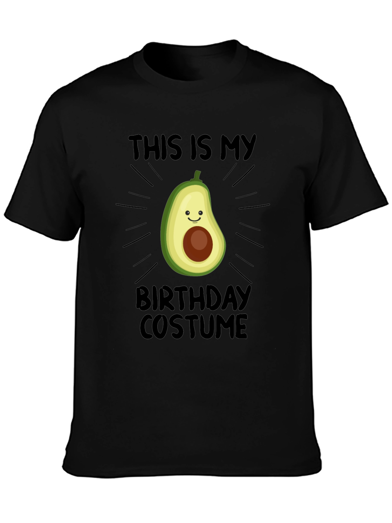 Avocado Birthday Costume T-Shirt - Funny Food Tee
