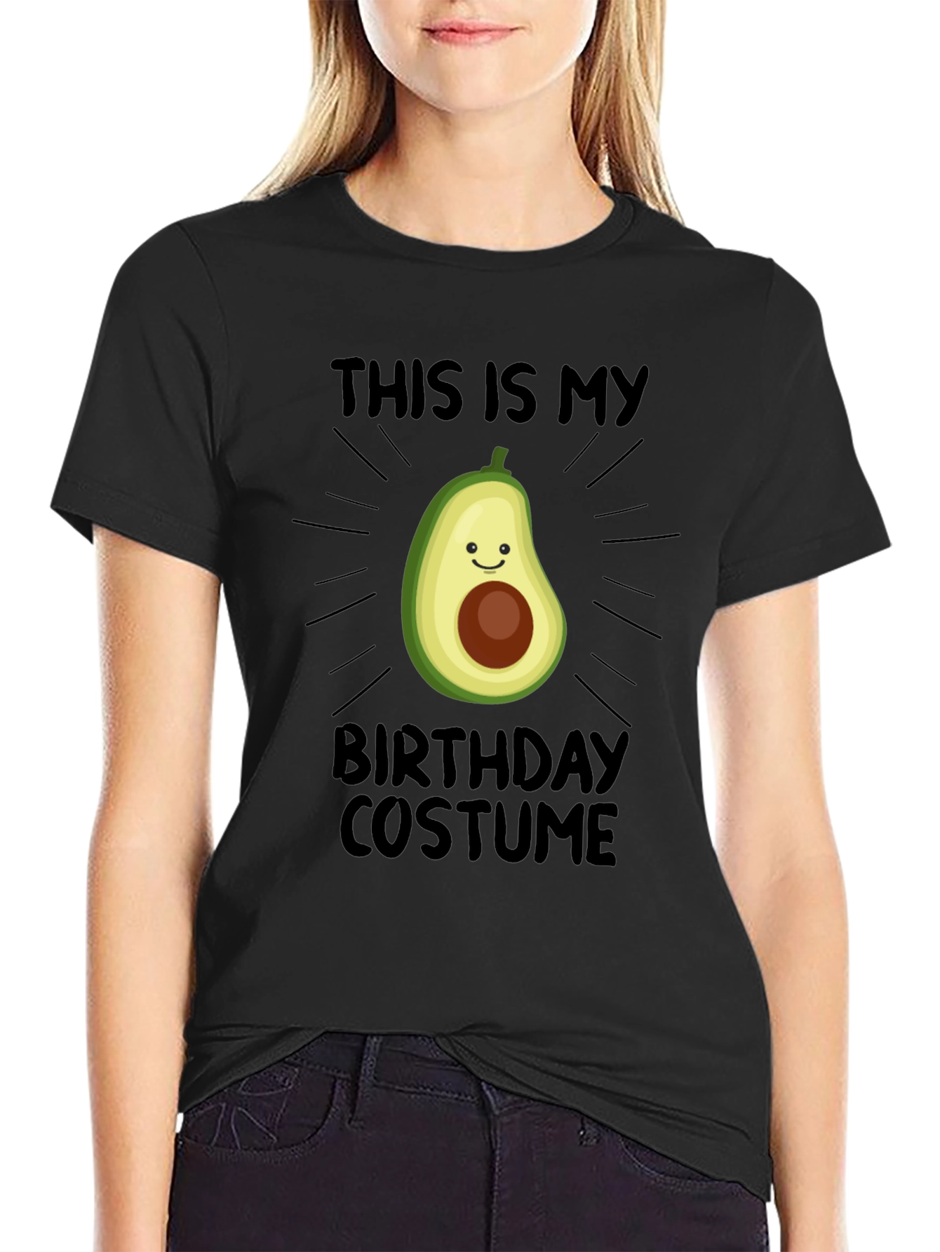 Avocado Birthday Costume T-Shirt - Funny Food Tee