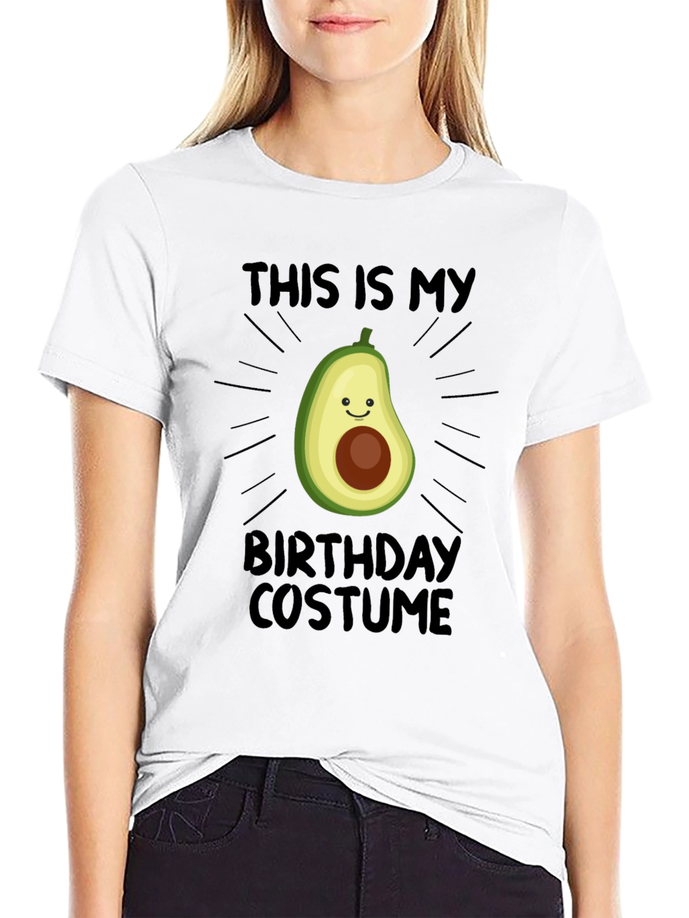 Avocado Birthday Costume T-Shirt - Funny Food Tee
