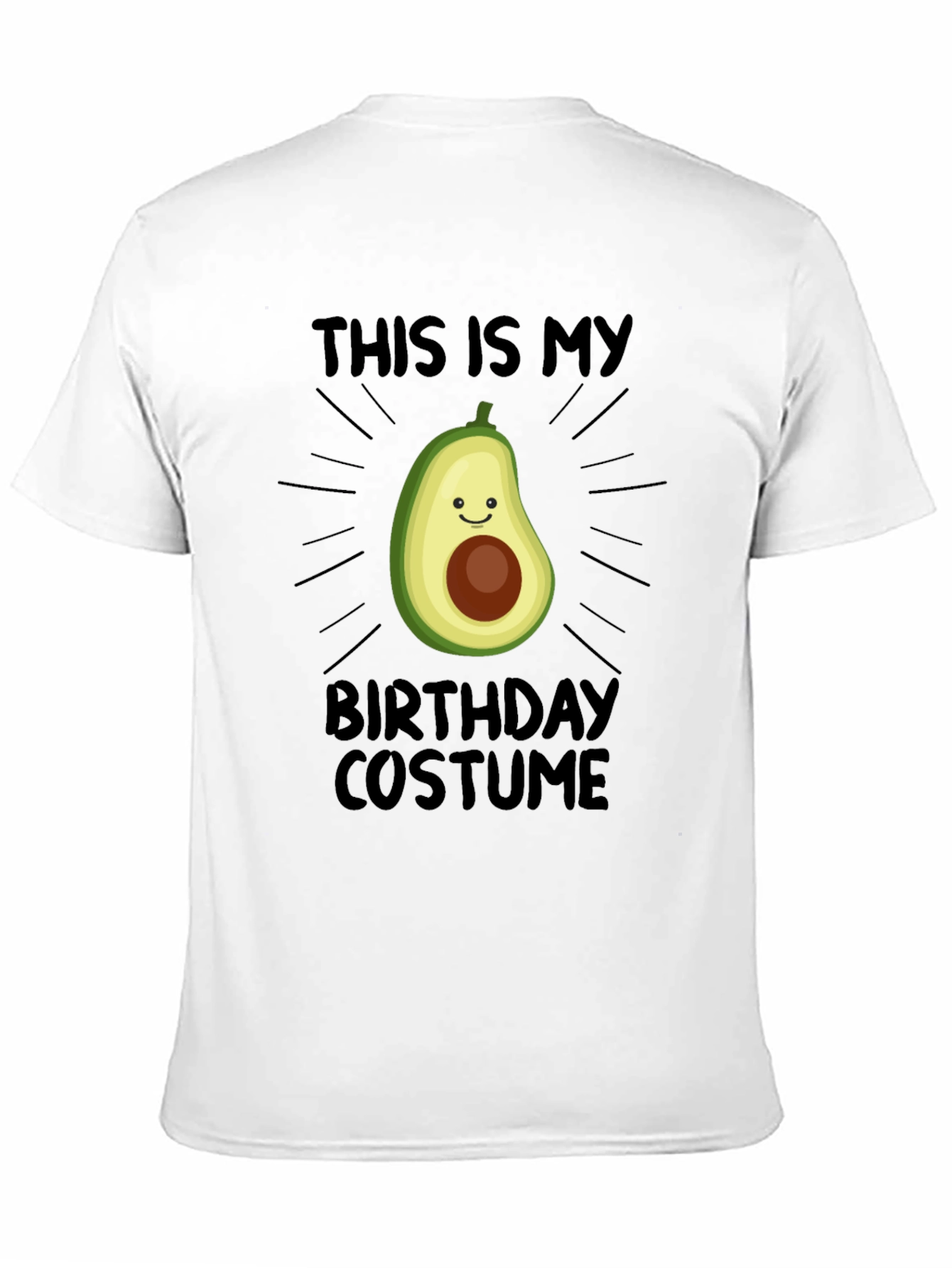 Avocado Birthday Costume T-Shirt - Funny Food Tee