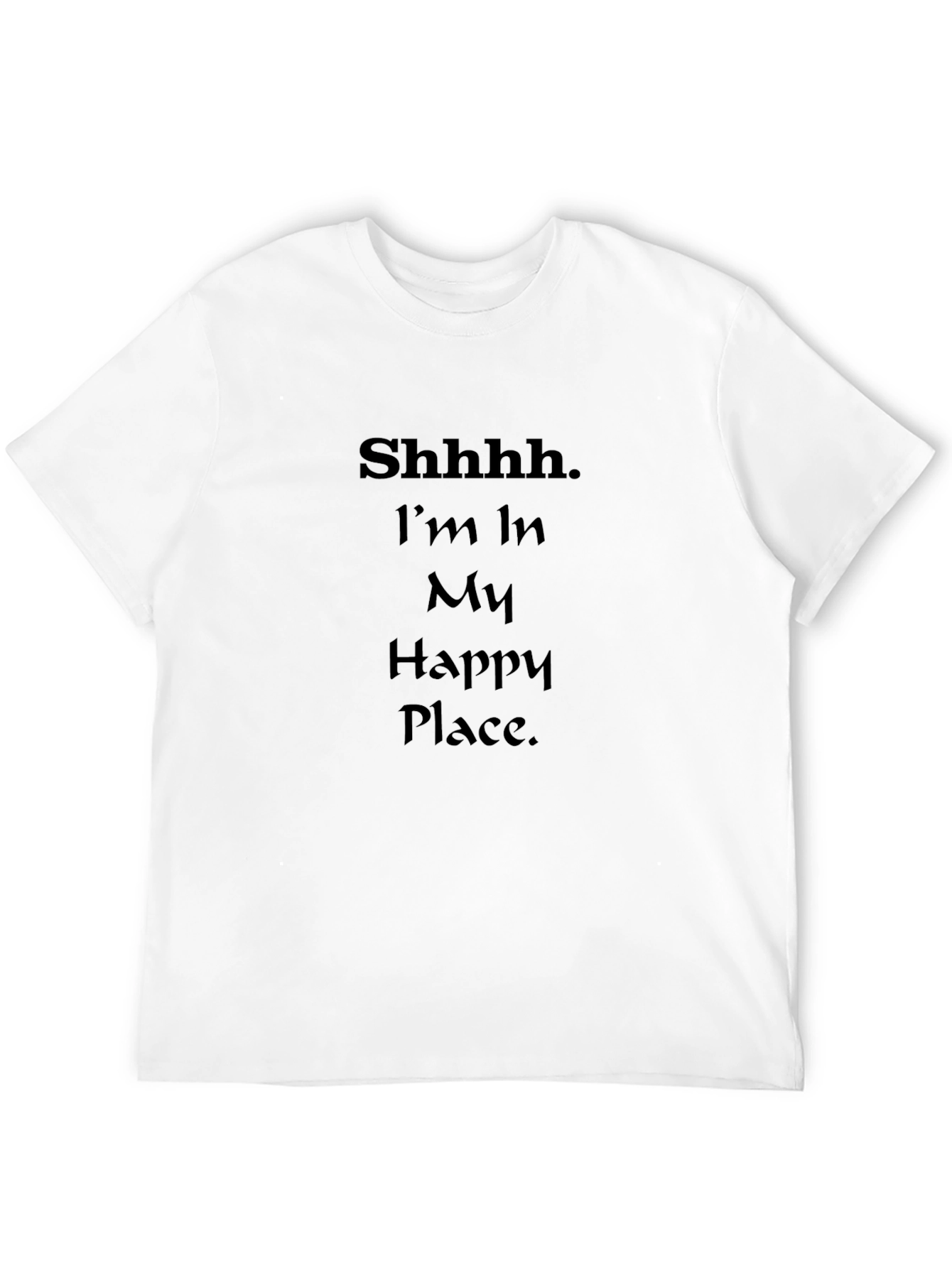 Happy Place Black T-Shirt