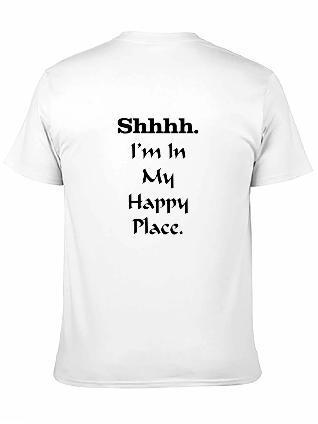 Happy Place Black T-Shirt