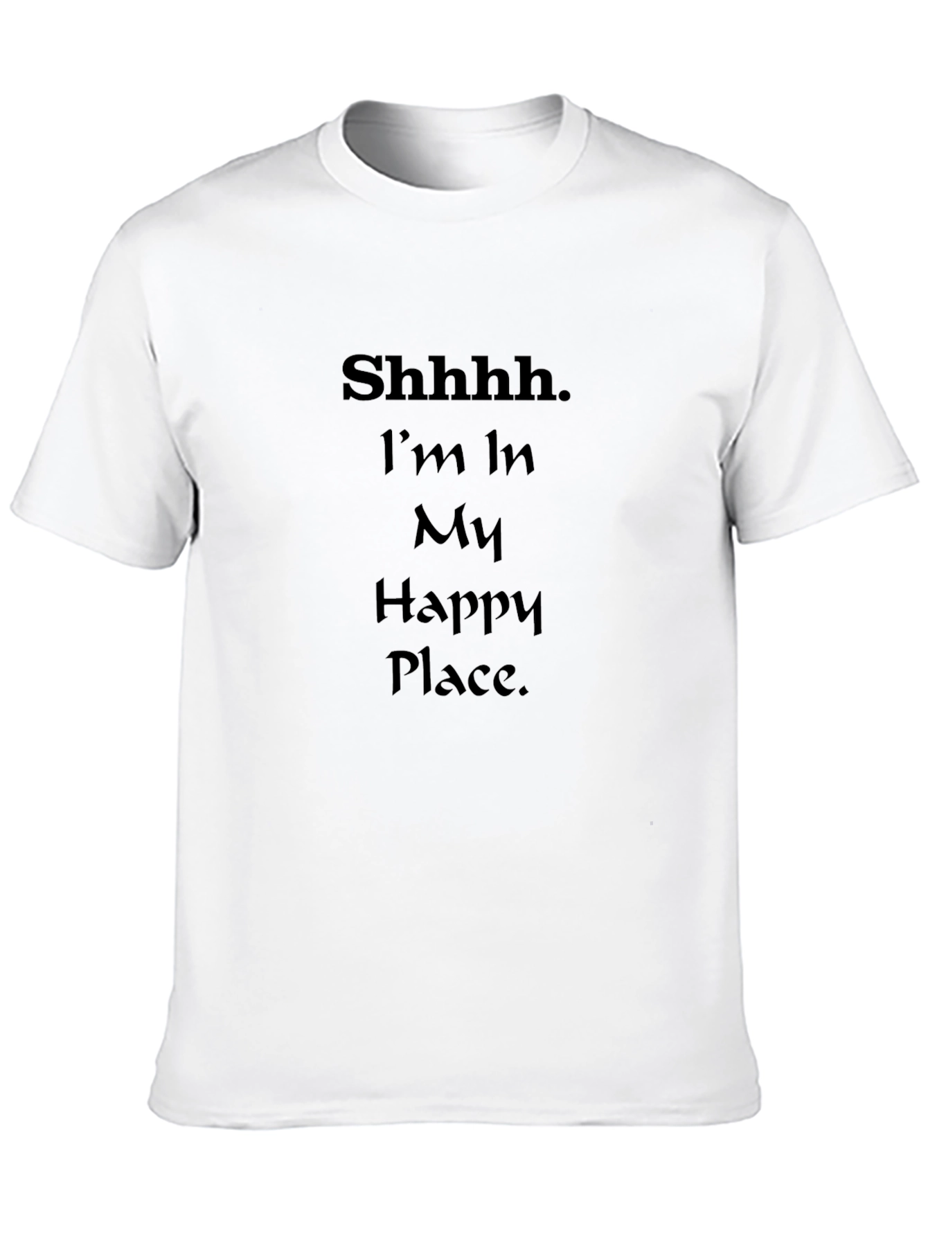 Happy Place Black T-Shirt