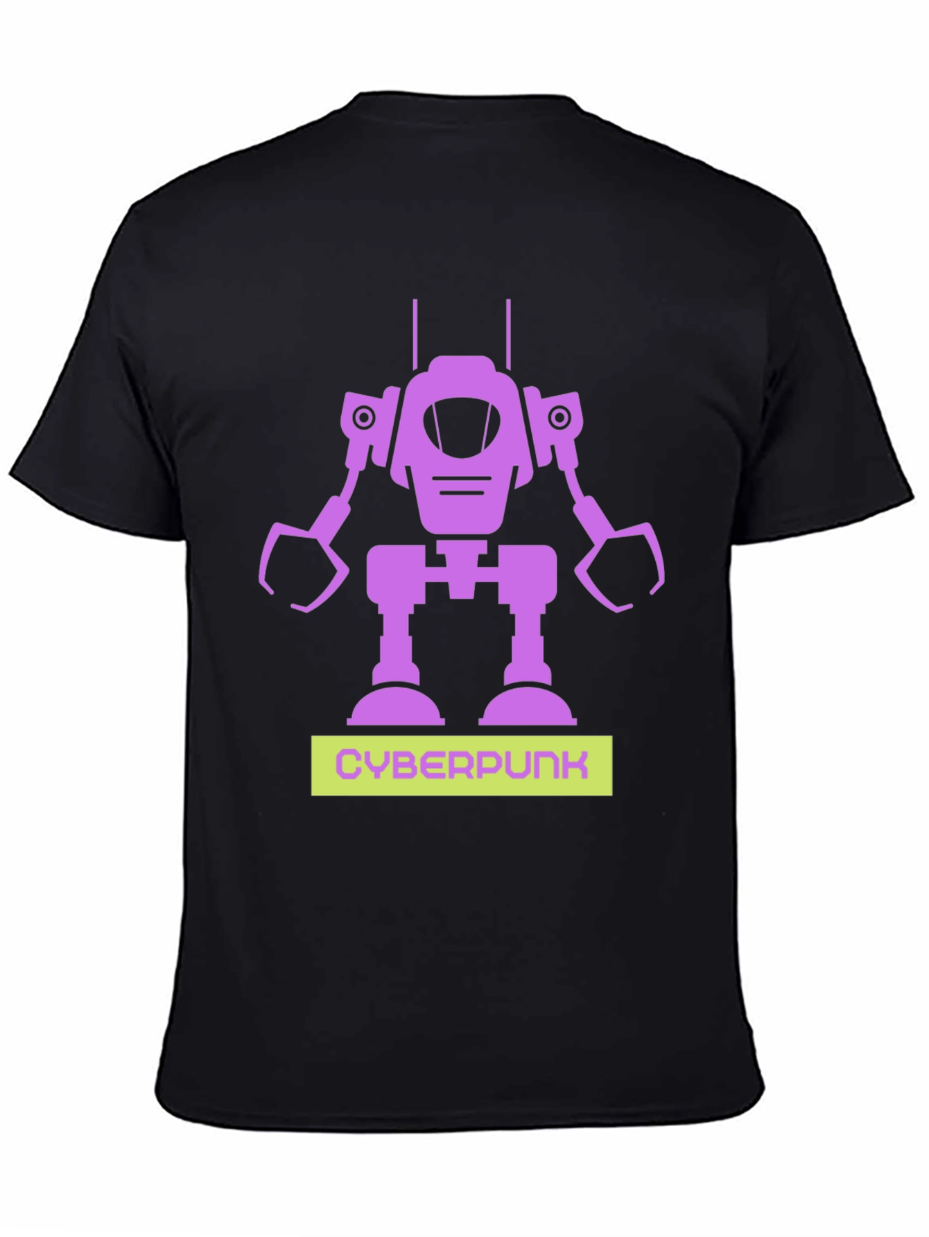 Cyberpunk Robot Graphic Tee