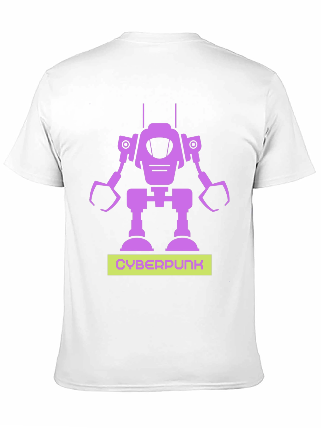 Cyberpunk Robot Graphic Tee