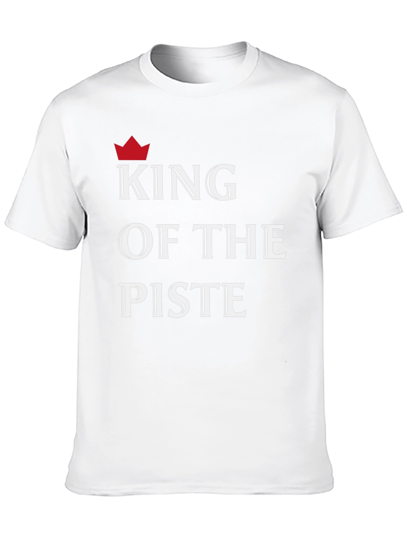 King of the Piste T-Shirt - Black Graphic Tee