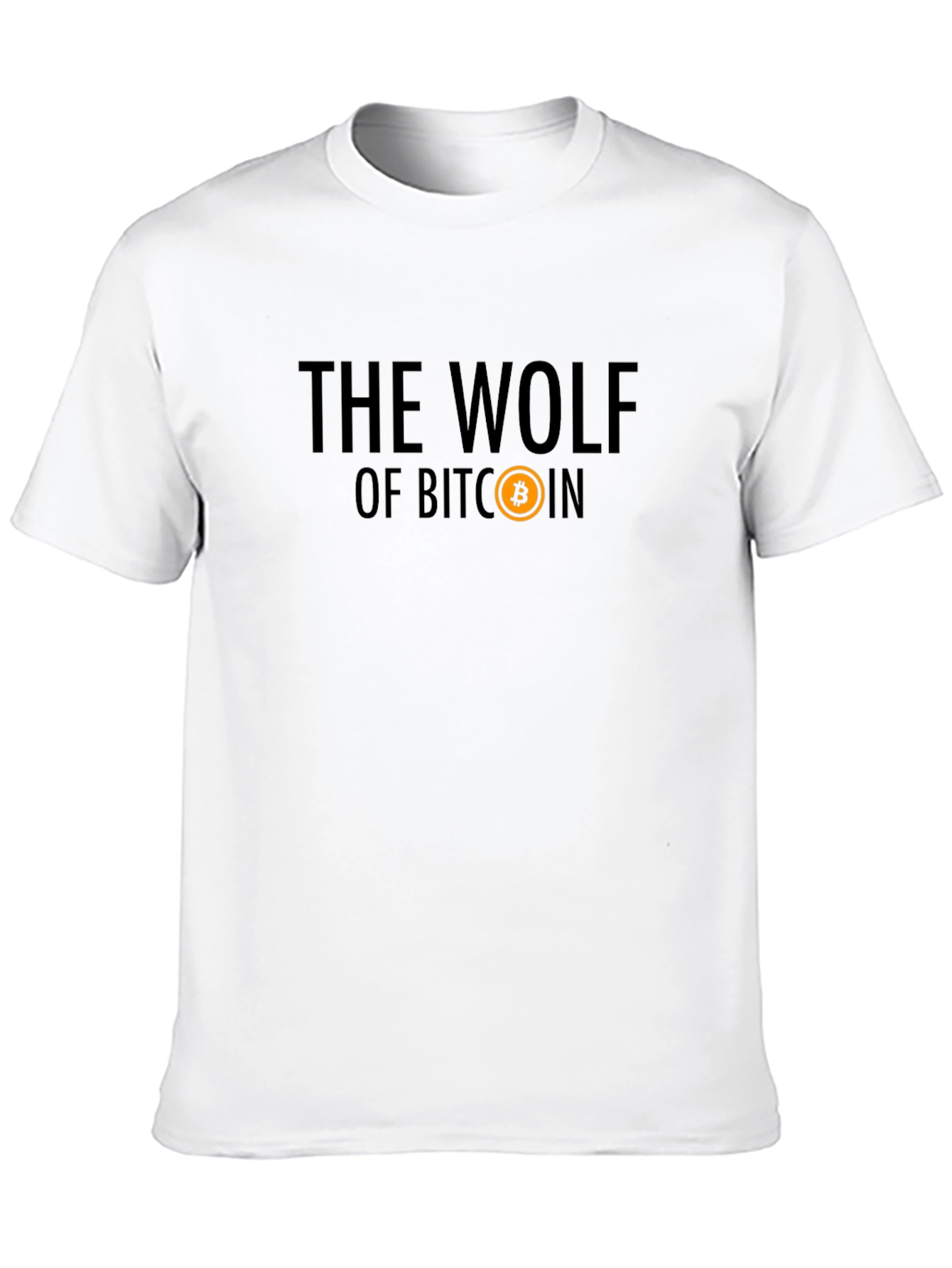 The Wolf of Bitcoin Black T-Shirt