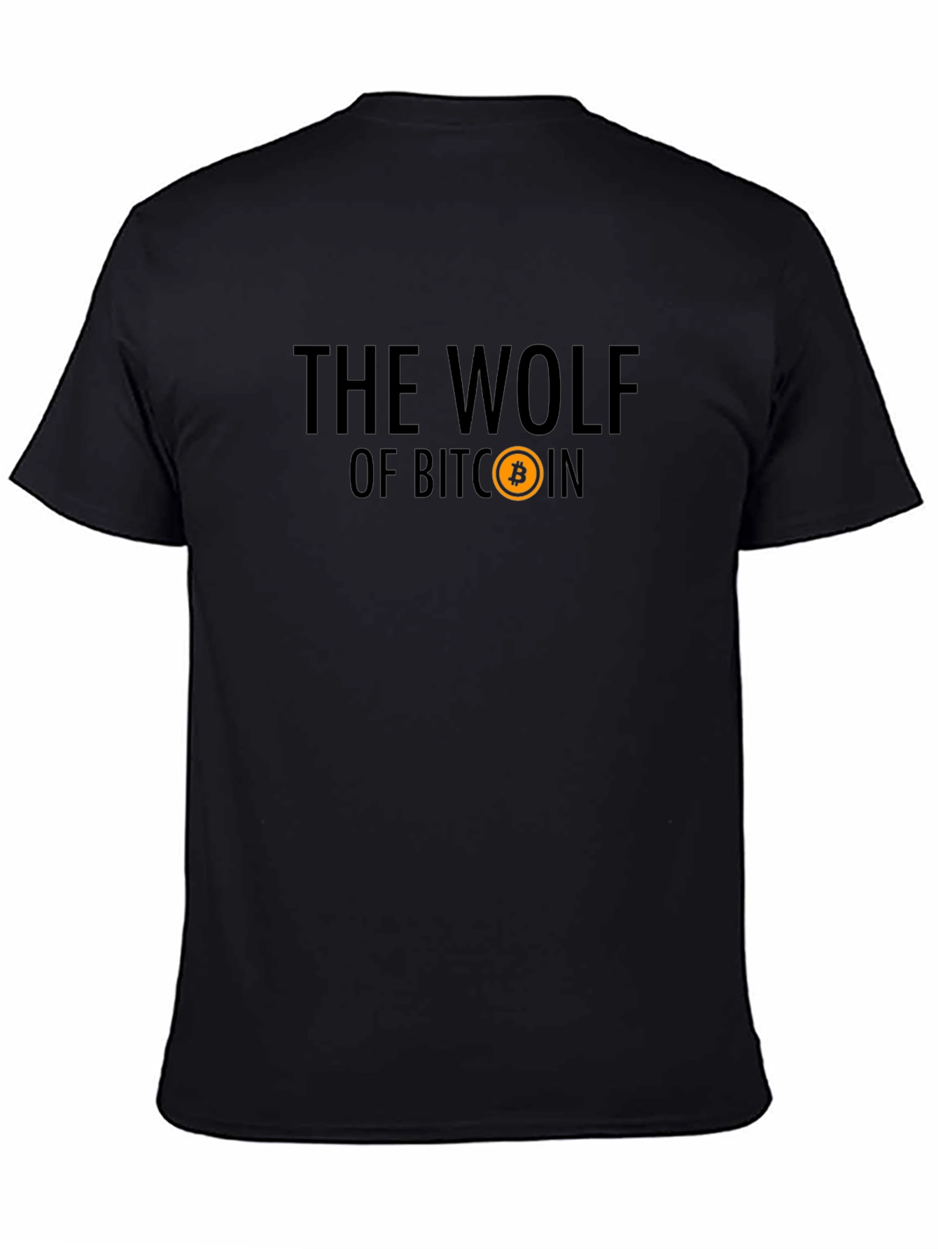 The Wolf of Bitcoin Black T-Shirt