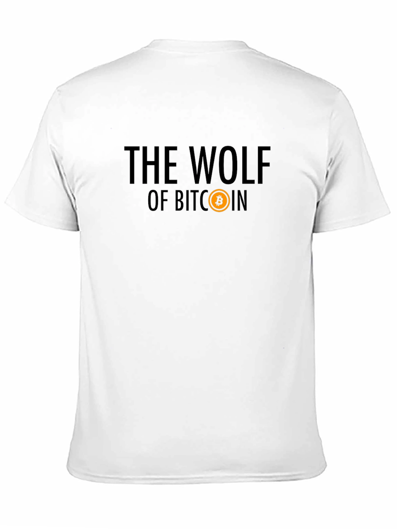The Wolf of Bitcoin Black T-Shirt
