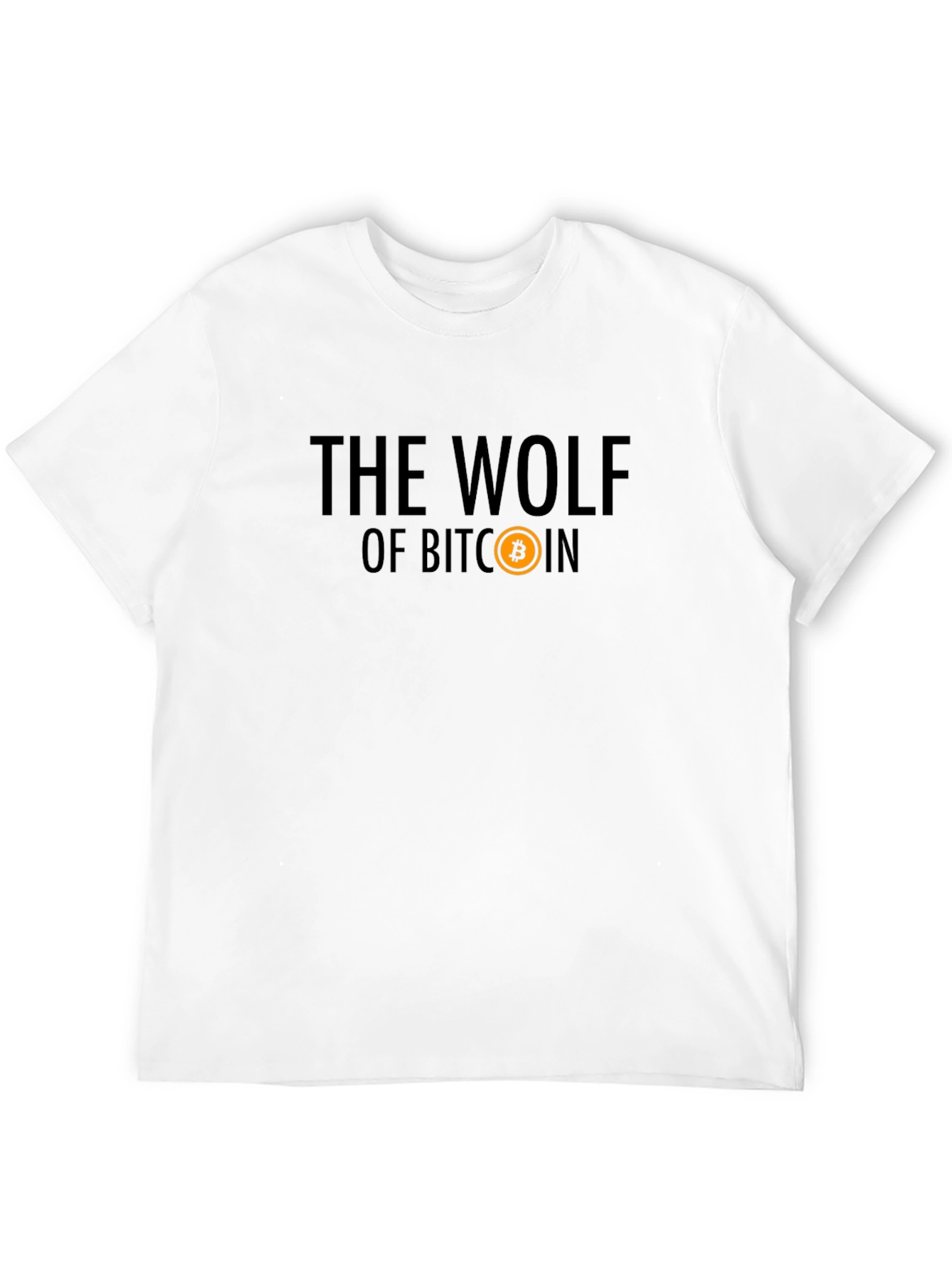 The Wolf of Bitcoin Black T-Shirt