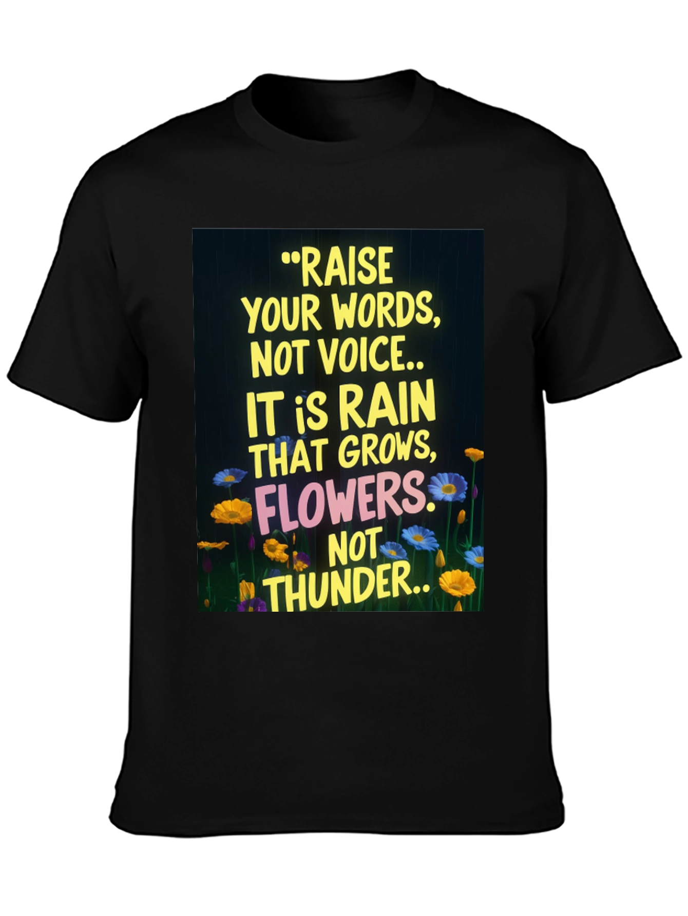 Raise Your Words Graphic T-Shirt