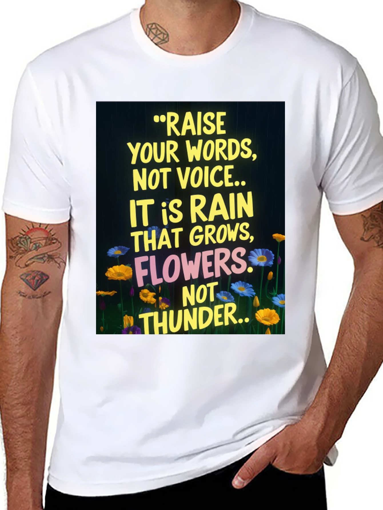 Raise Your Words Graphic T-Shirt