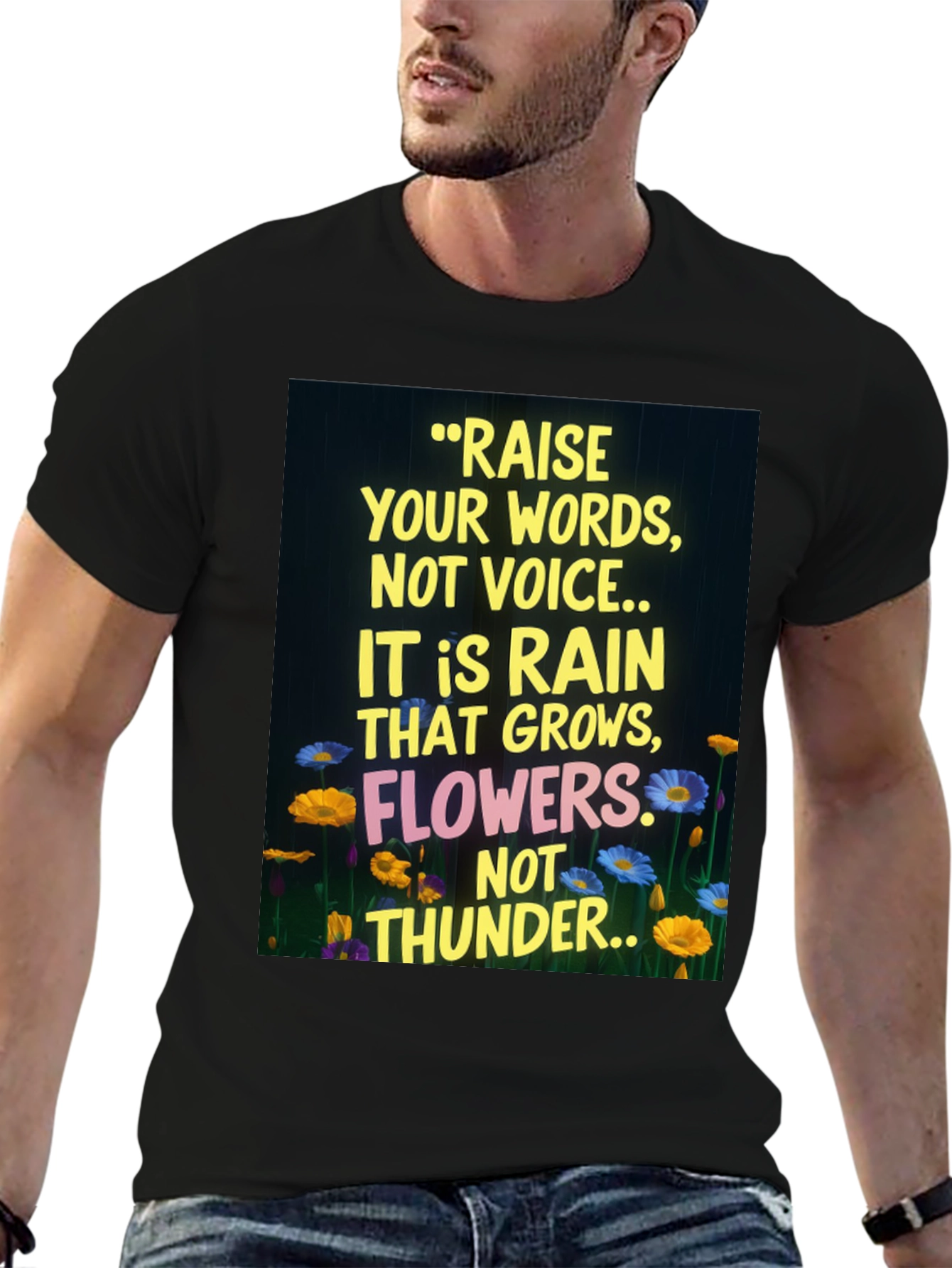 Raise Your Words Graphic T-Shirt