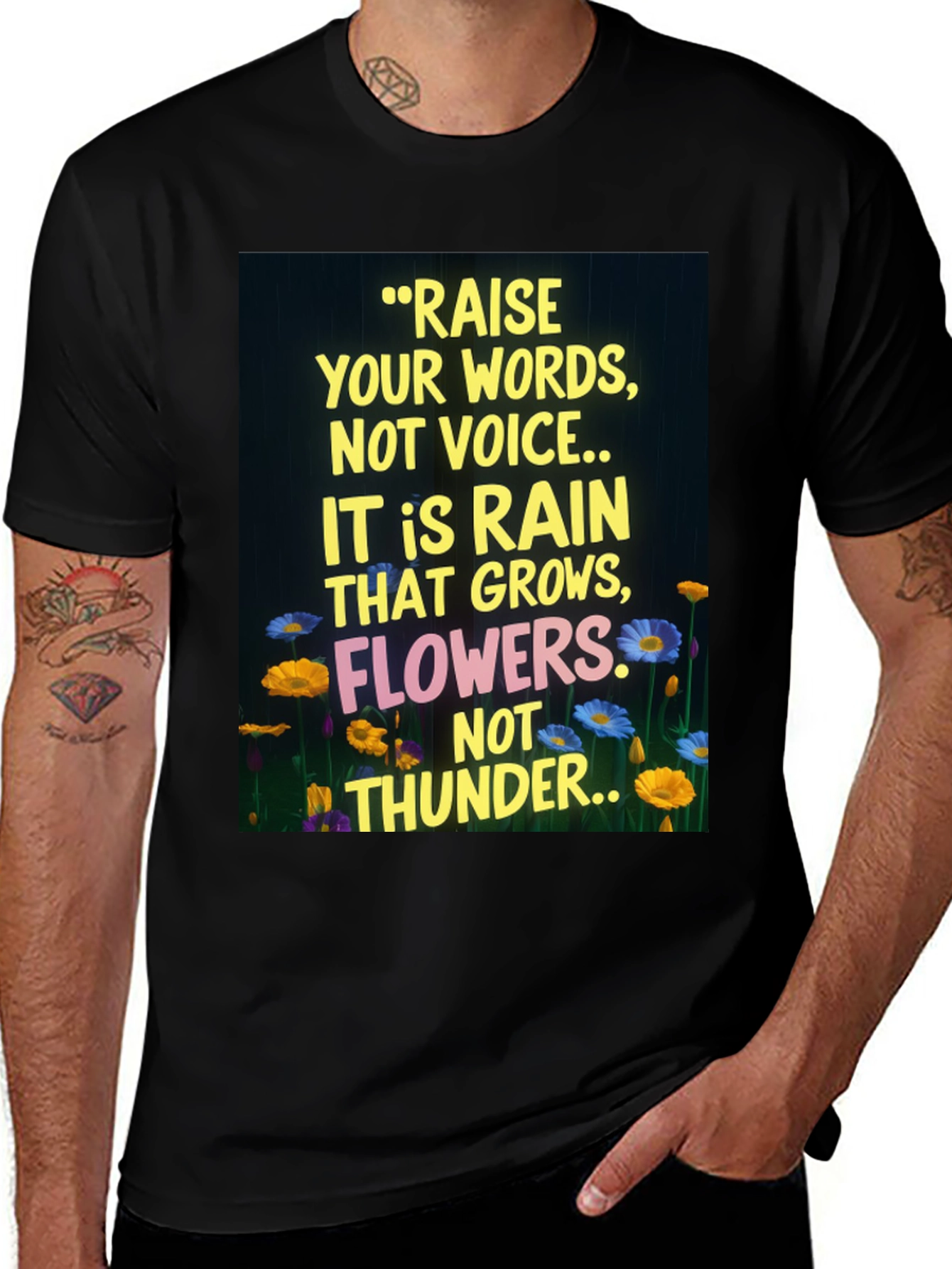 Raise Your Words Graphic T-Shirt