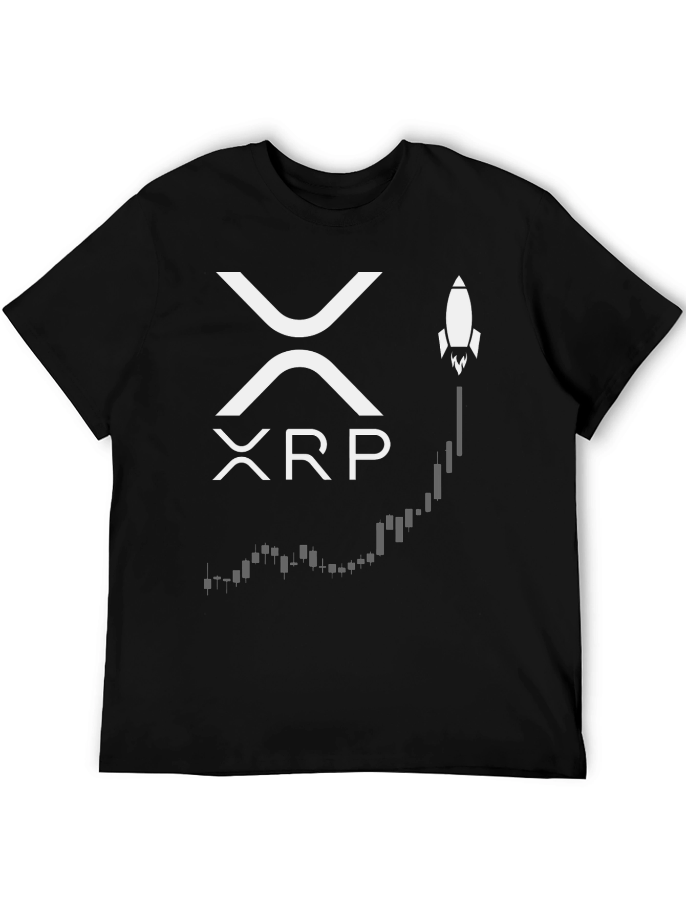 Ripple XRP Crypto Rocket T-Shirt