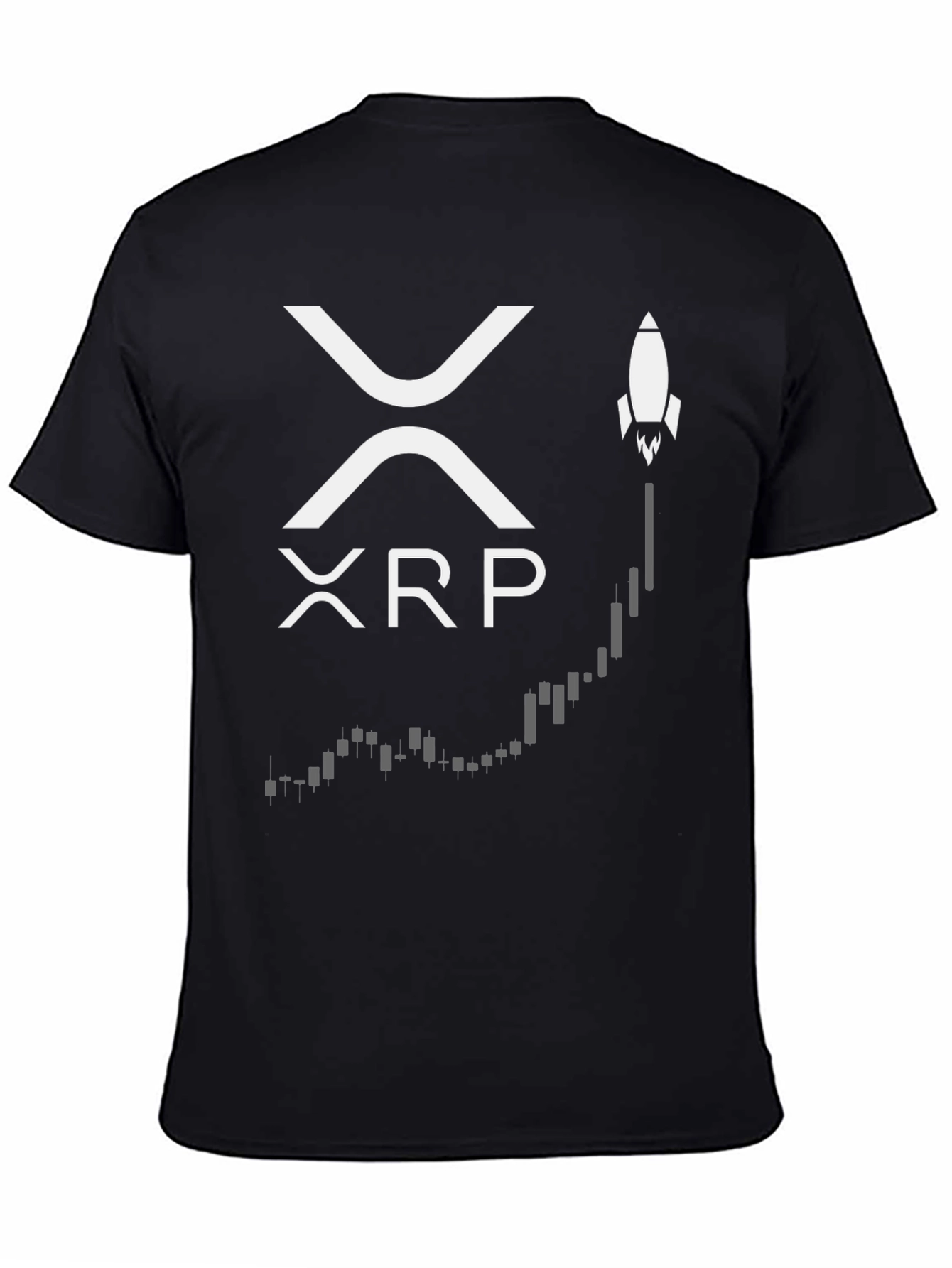 Ripple XRP Crypto Rocket T-Shirt