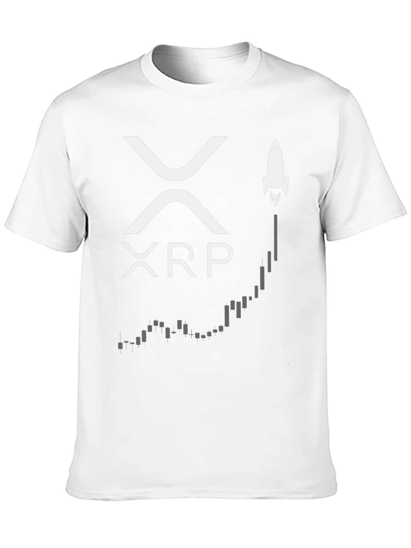 Ripple XRP Crypto Rocket T-Shirt