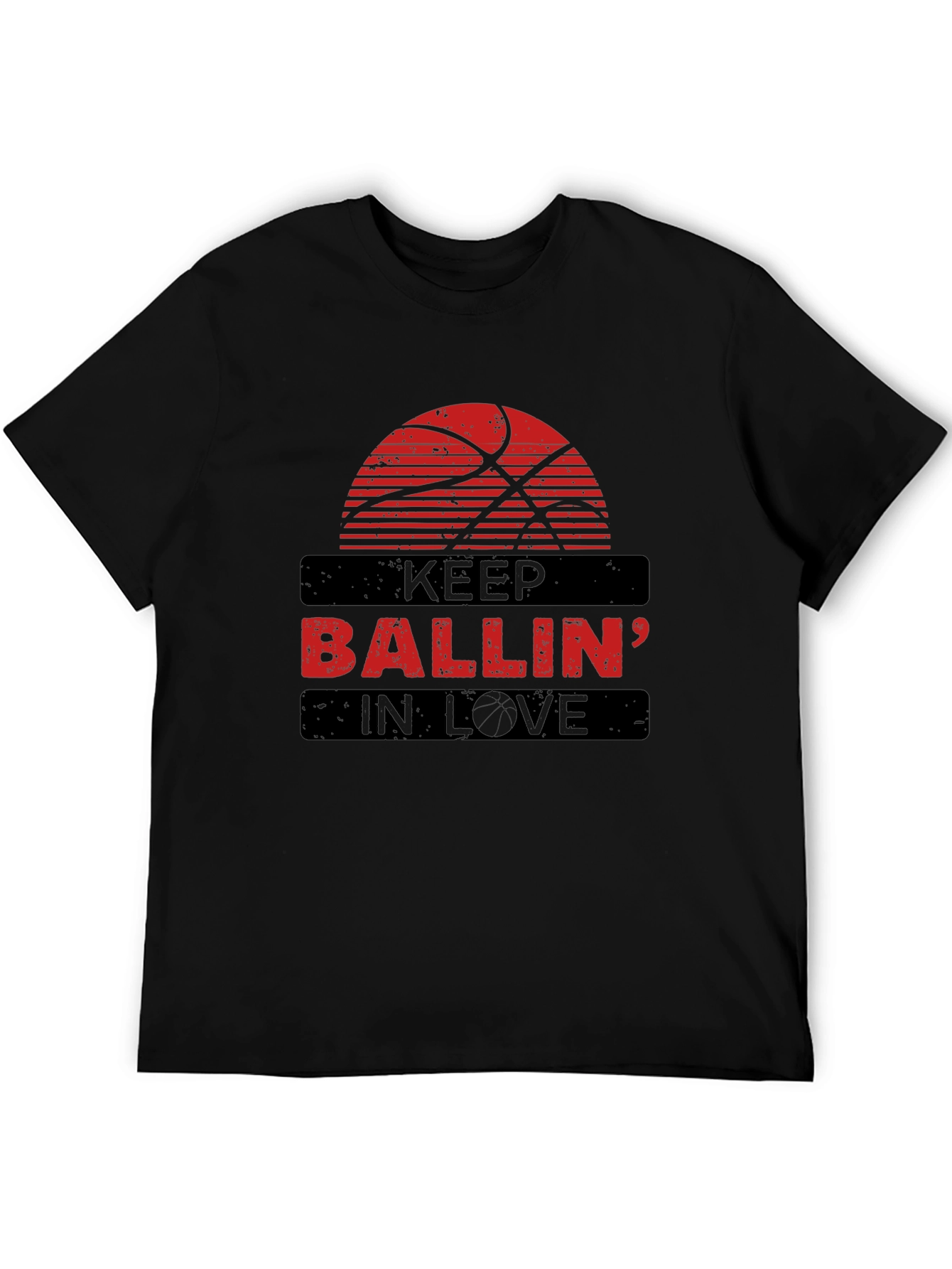 Keep Ballin in Love Graphic T-Shirt