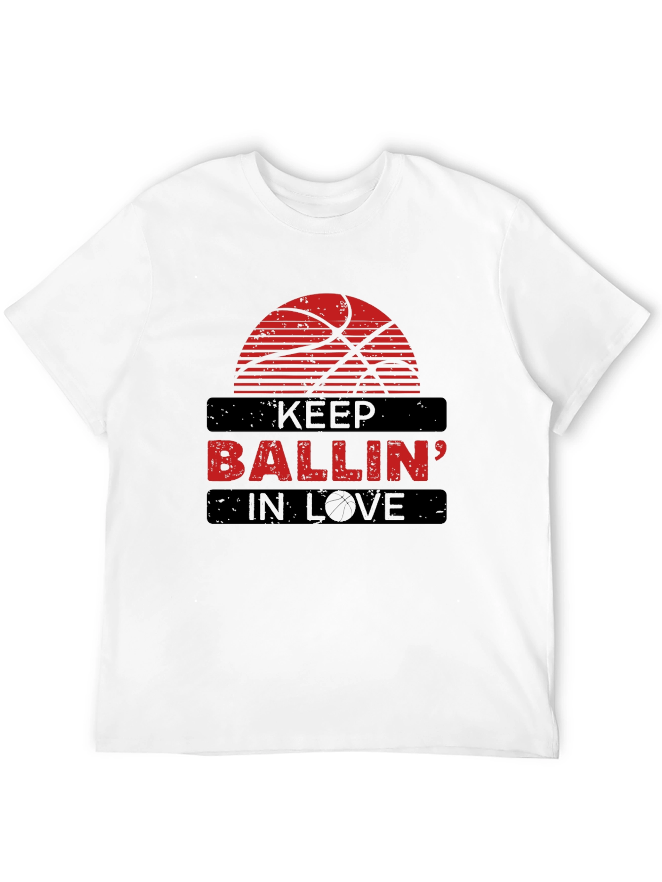Keep Ballin in Love Graphic T-Shirt