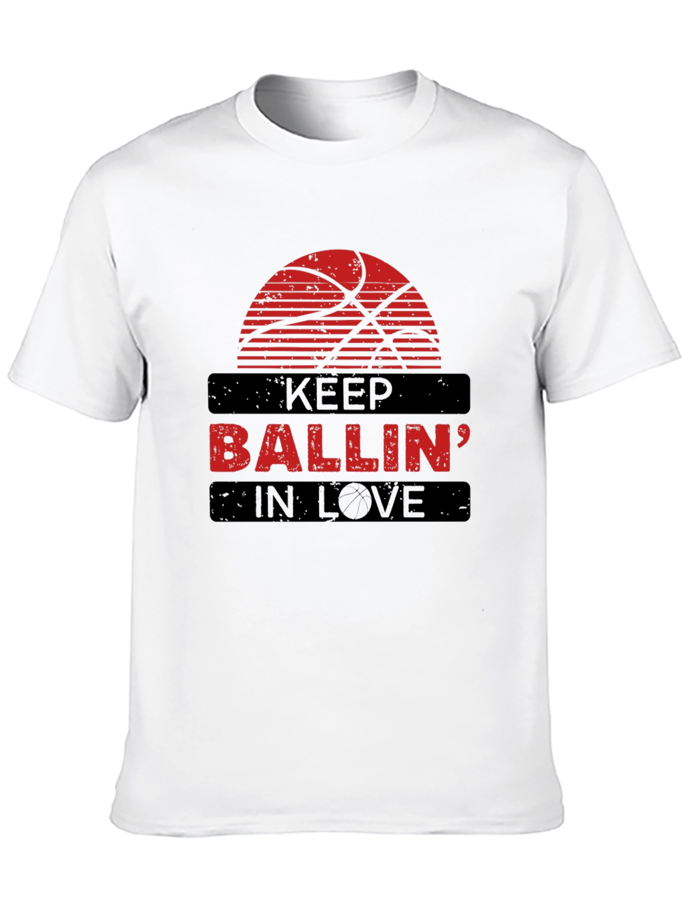 Keep Ballin in Love Graphic T-Shirt