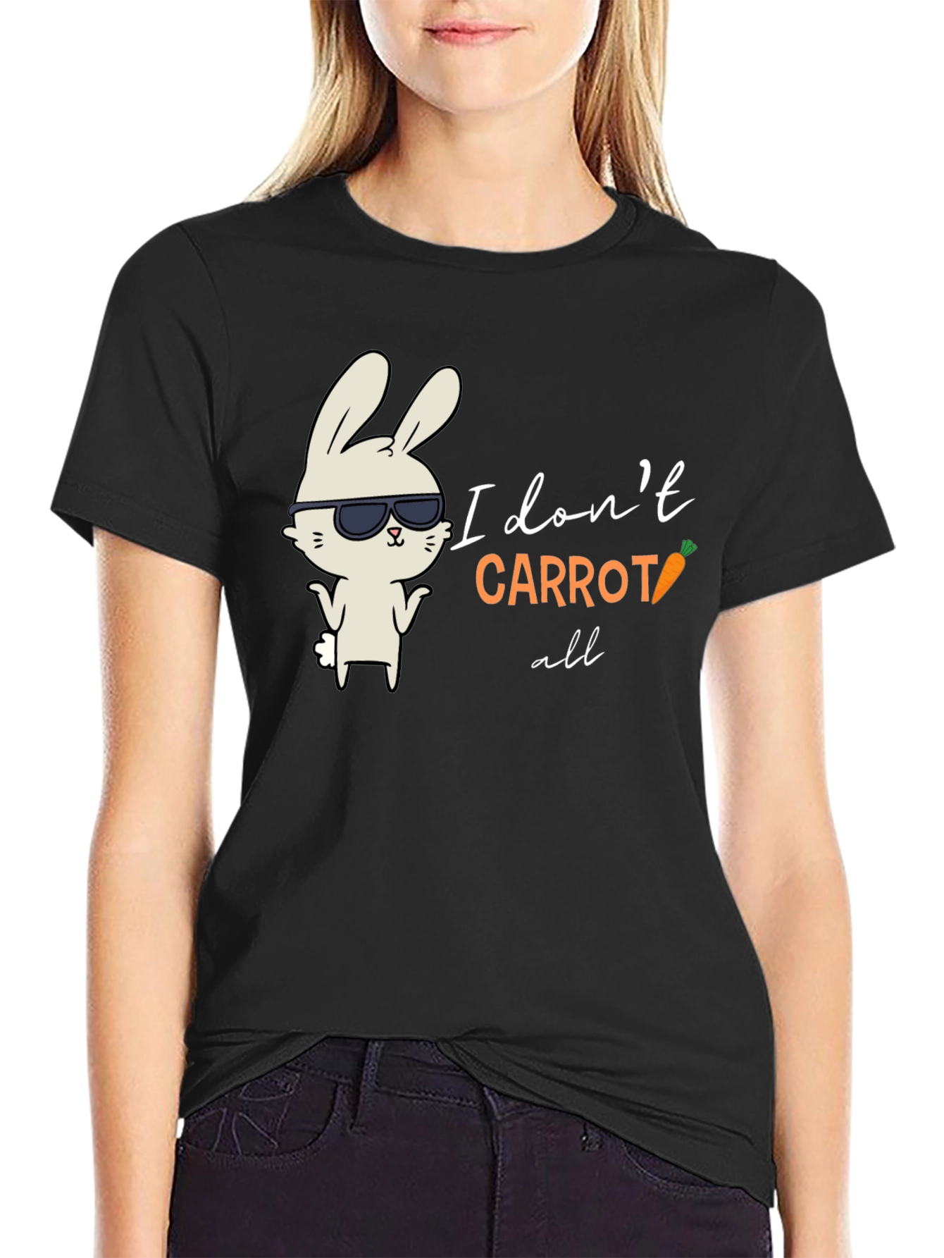 I Dont Carrot All Funny Easter T-Shirt