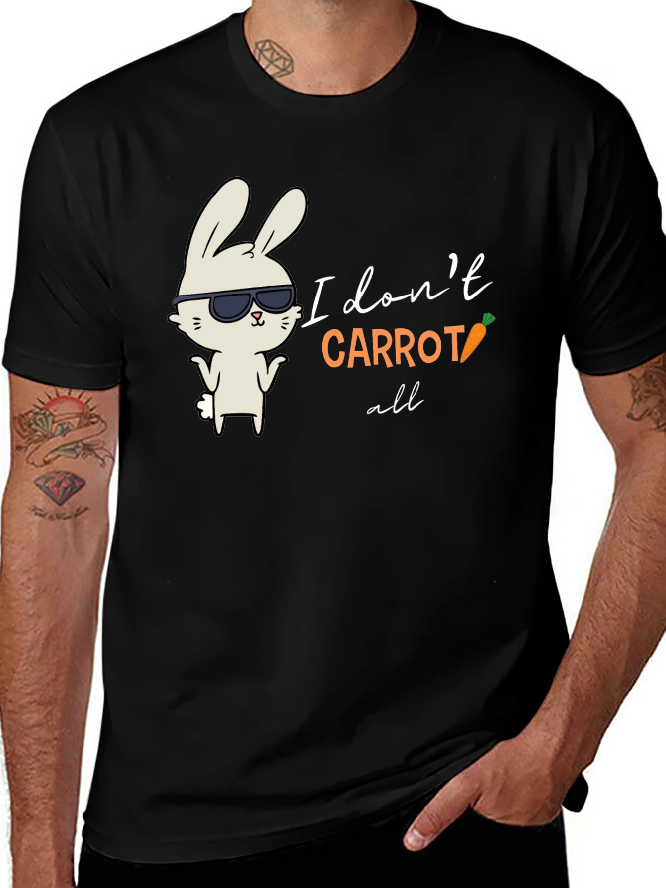 I Dont Carrot All Funny Easter T-Shirt
