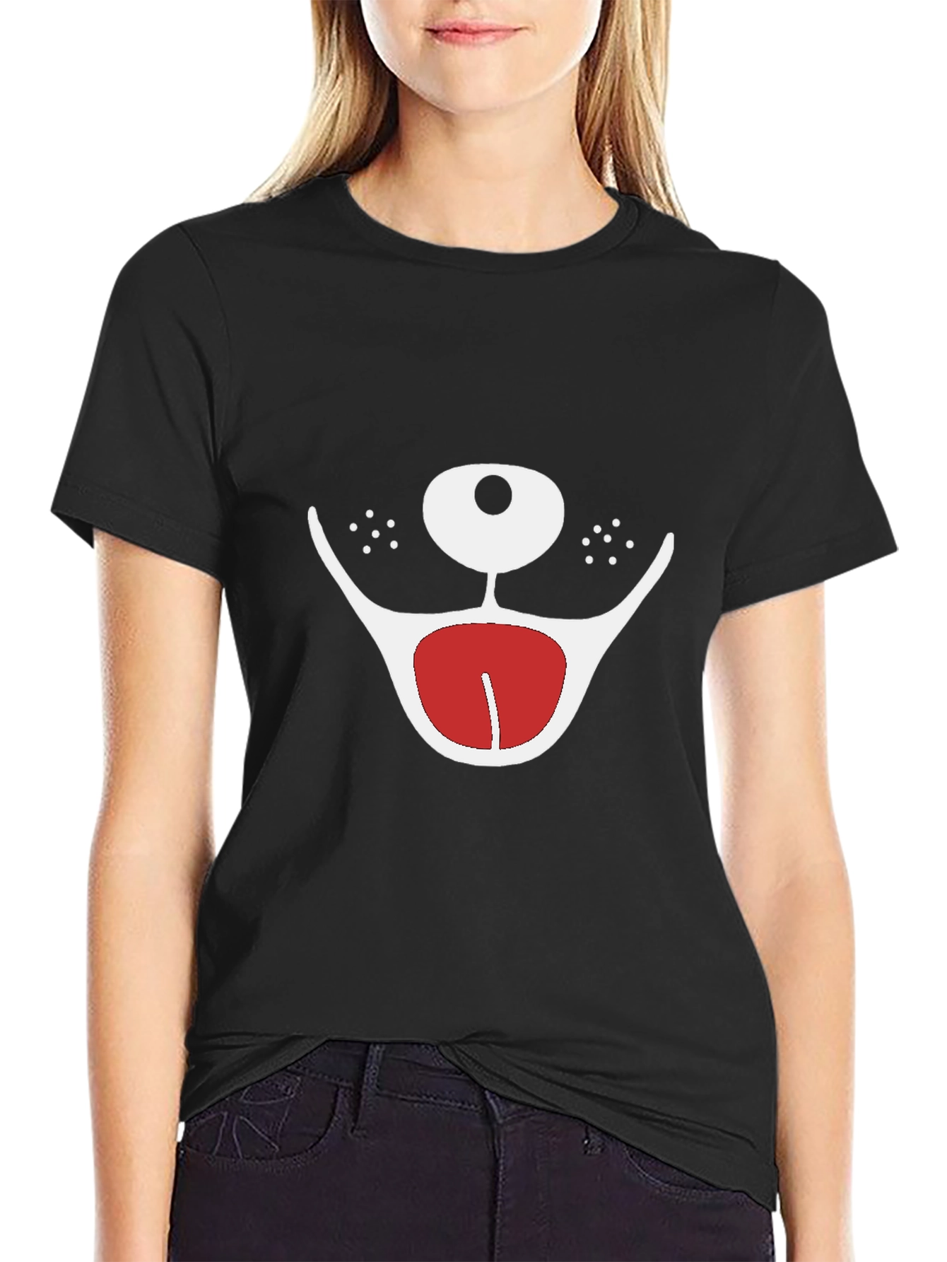 Funny Dog Face Graphic Tee