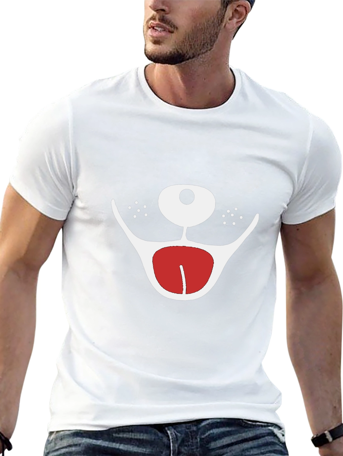 Funny Dog Face Graphic Tee