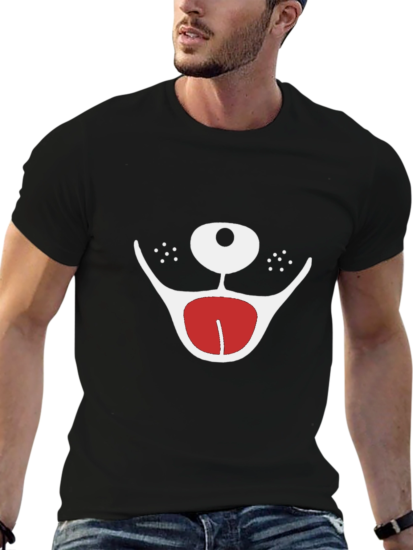 Funny Dog Face Graphic Tee